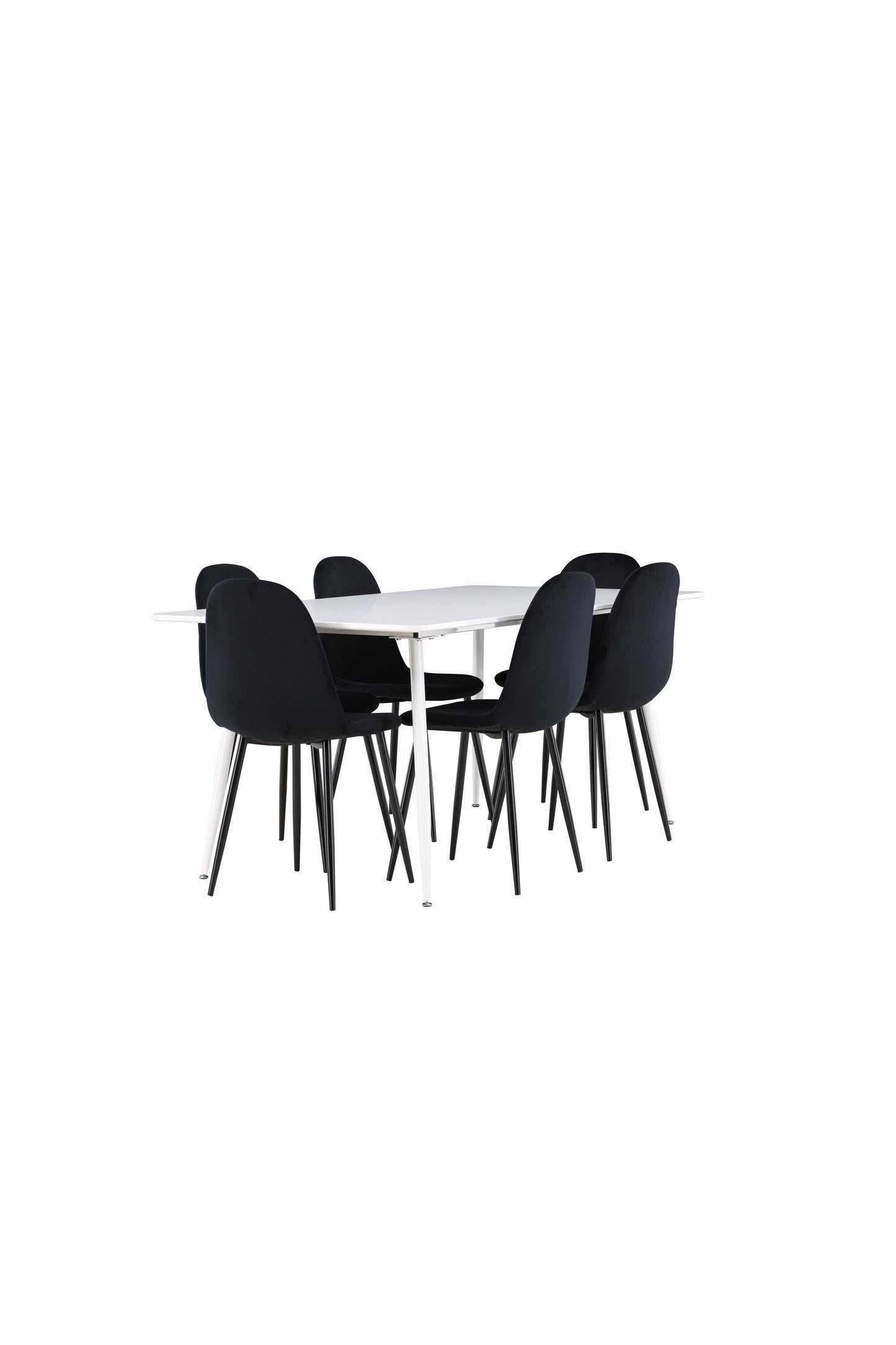 Silar Matbord med Polar Stolarna – MDF