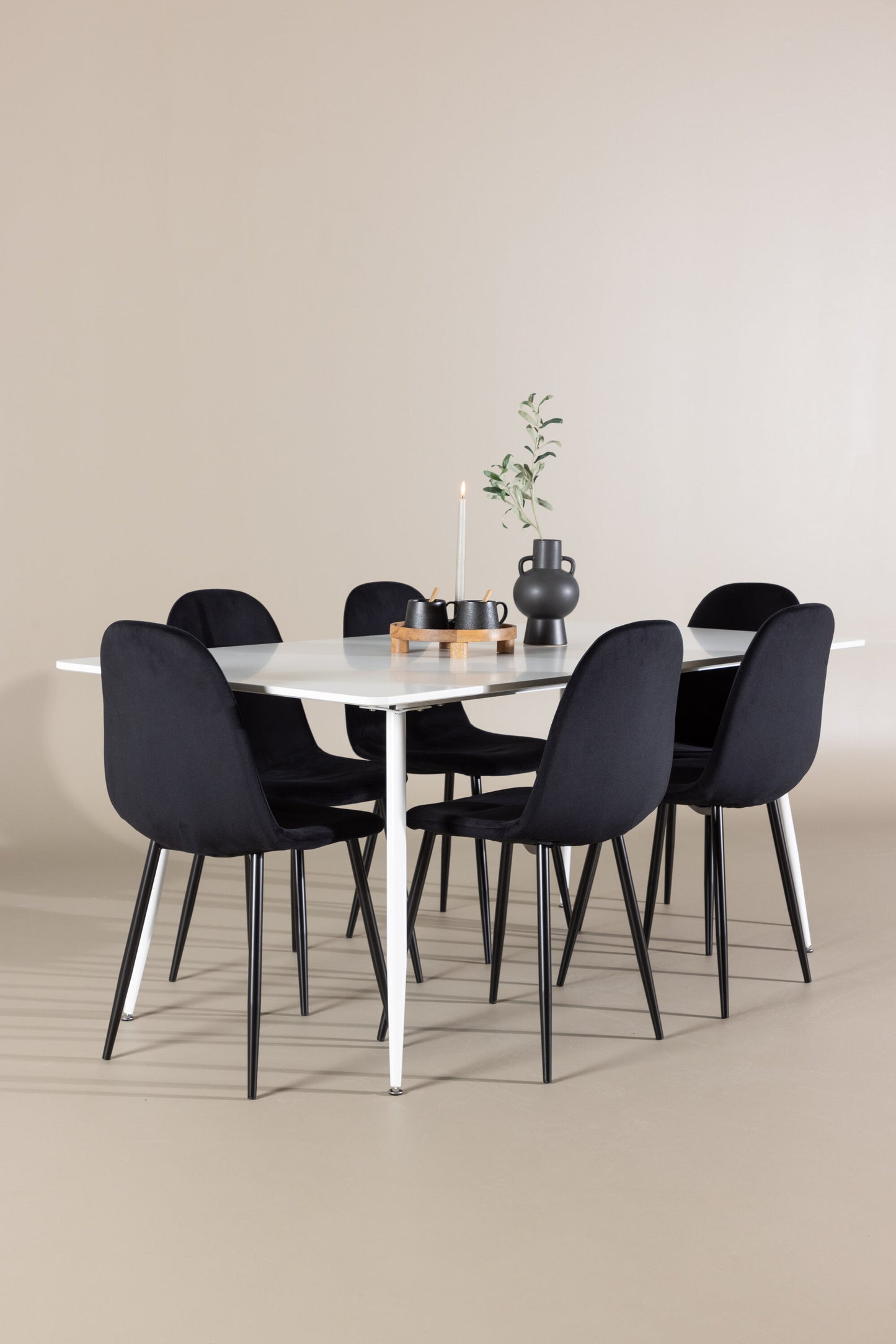 Silar Matbord med Polar Stolarna – MDF