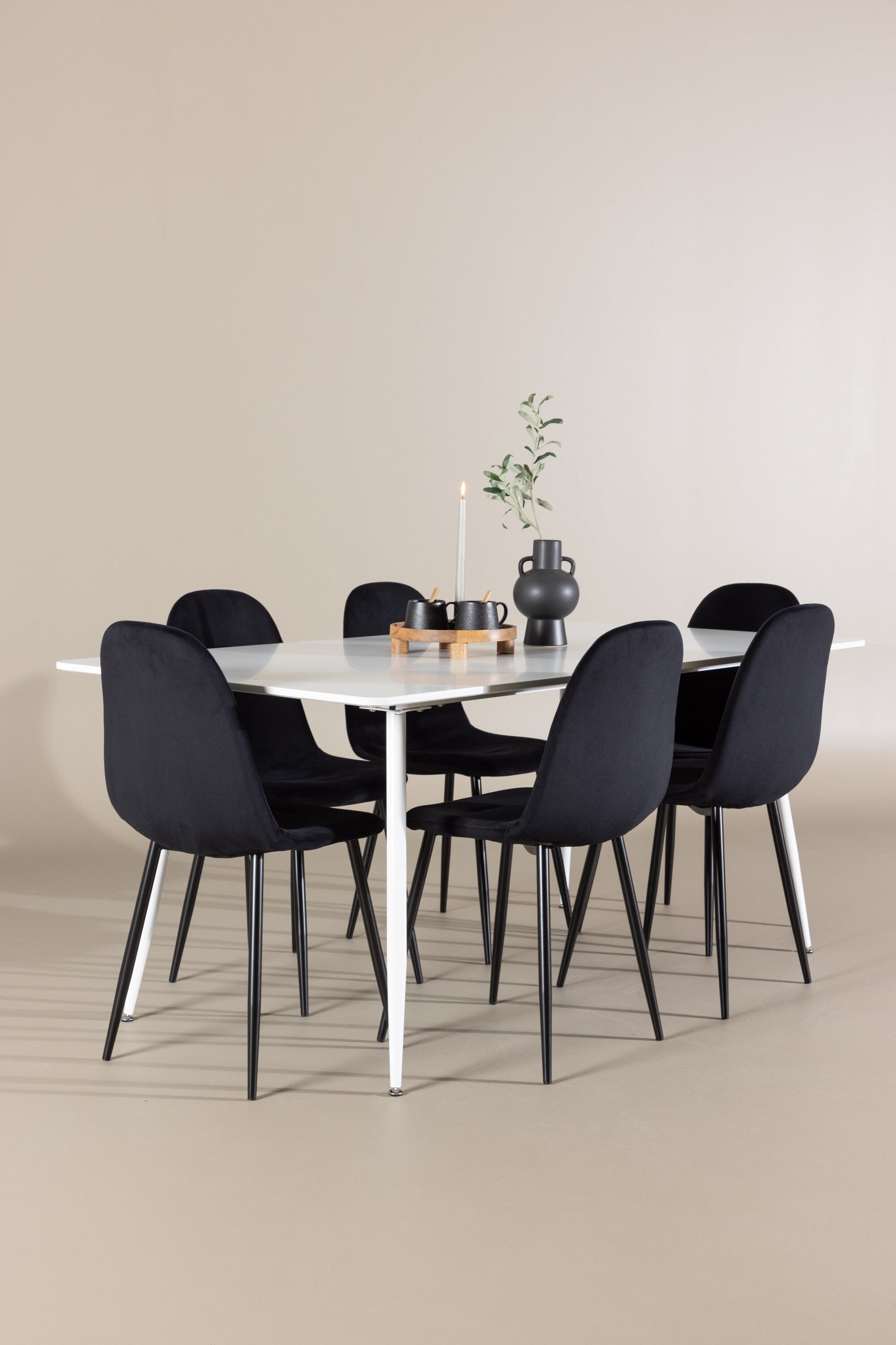 Silar Matbord med Polar Stolarna – MDF