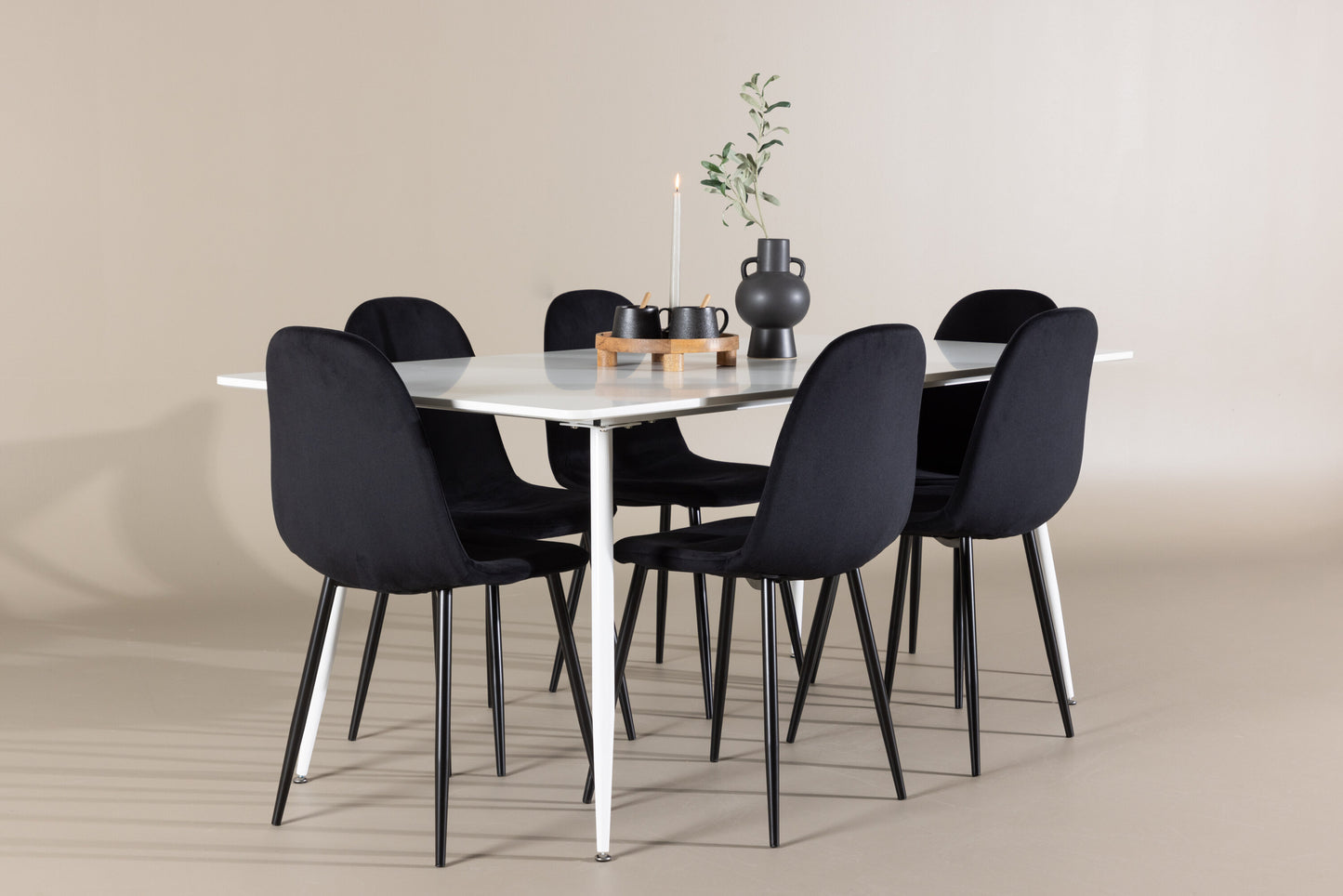 Silar Matbord med Polar Stolarna – MDF