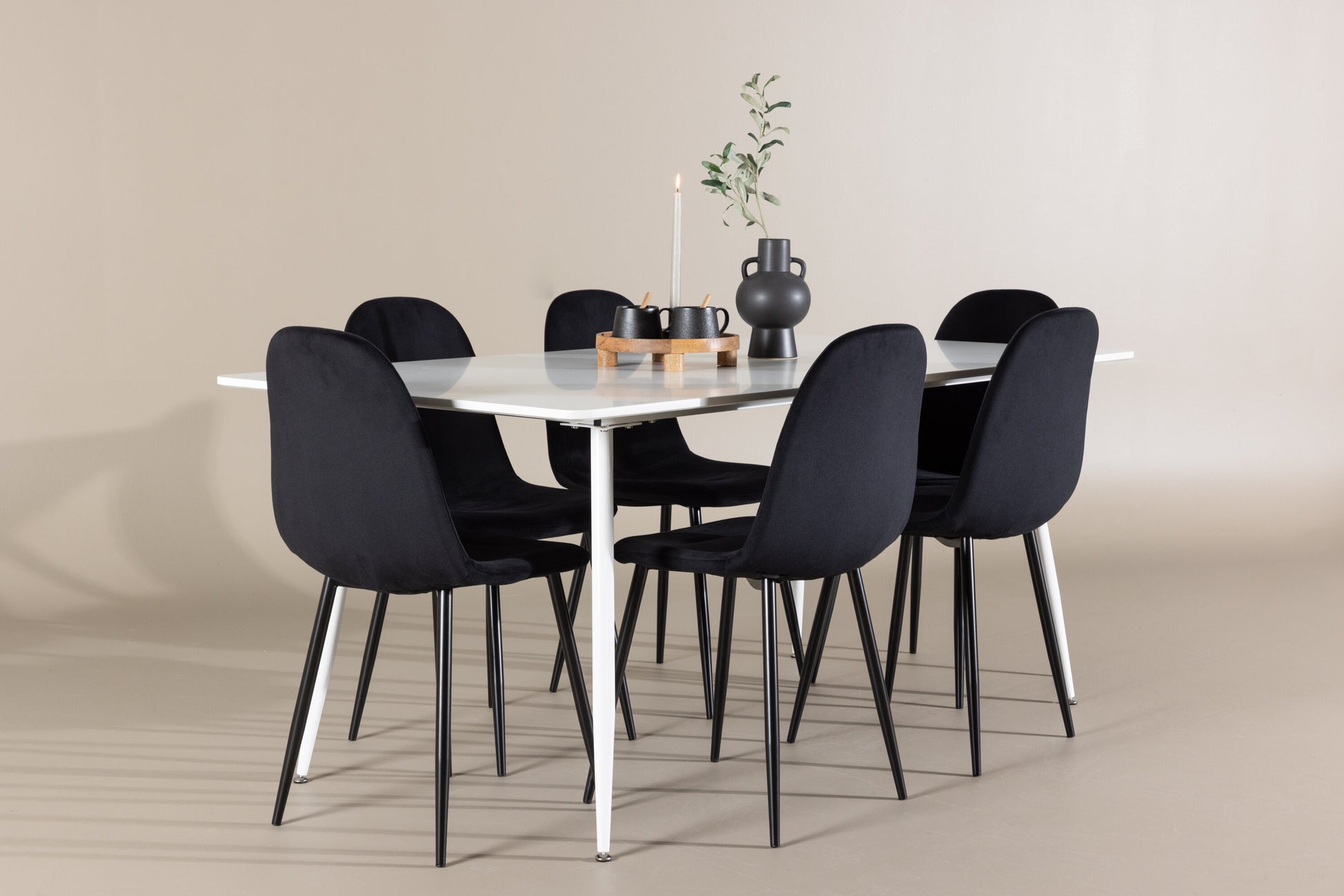 Silar Matbord med Polar Stolarna – MDF