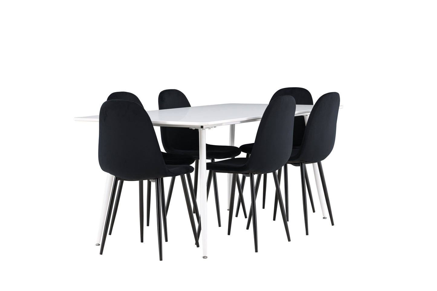 Silar Matbord med Polar Stolarna – MDF