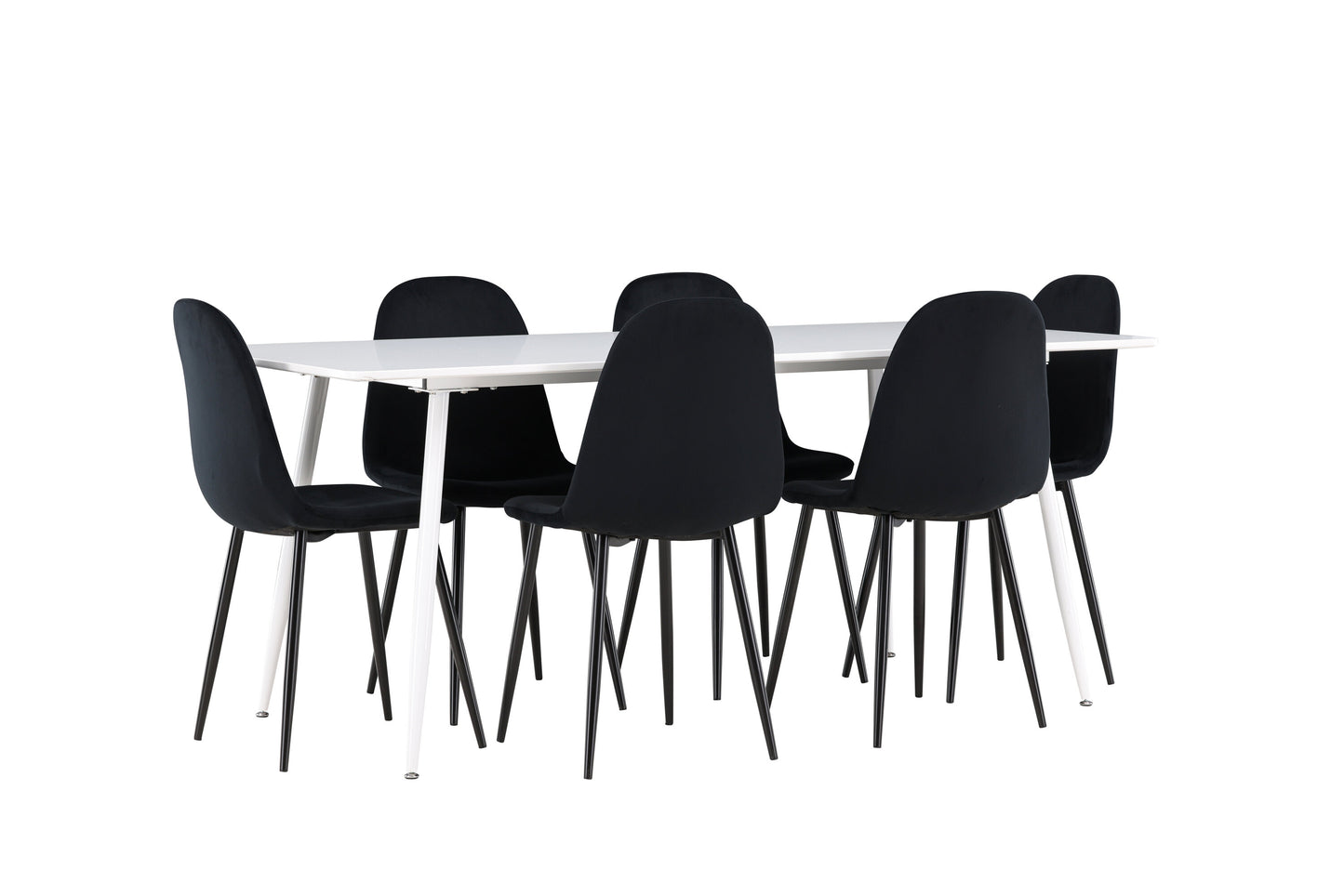 Silar Matbord med Polar Stolarna – MDF