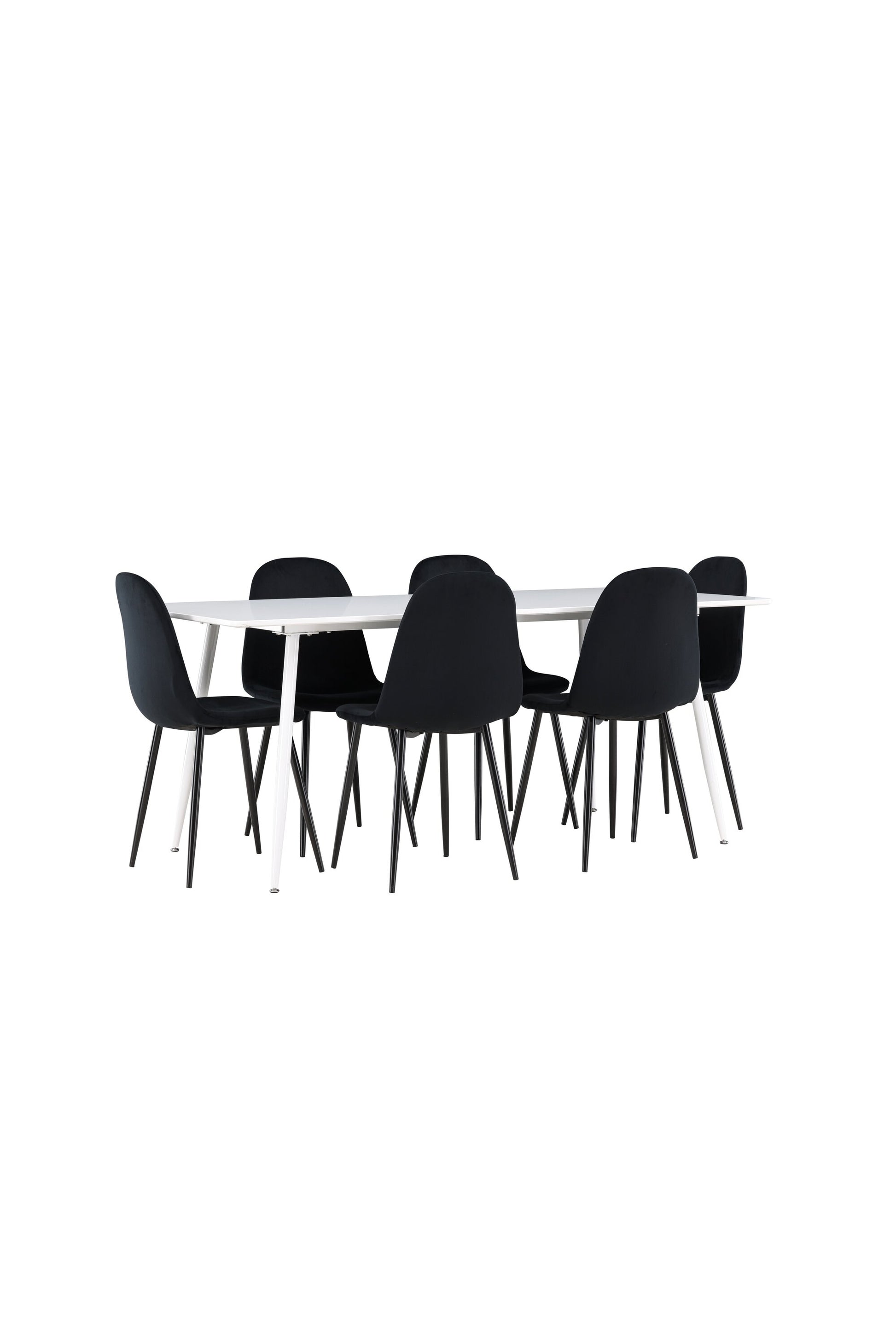 Silar Matbord med Polar Stolarna – MDF