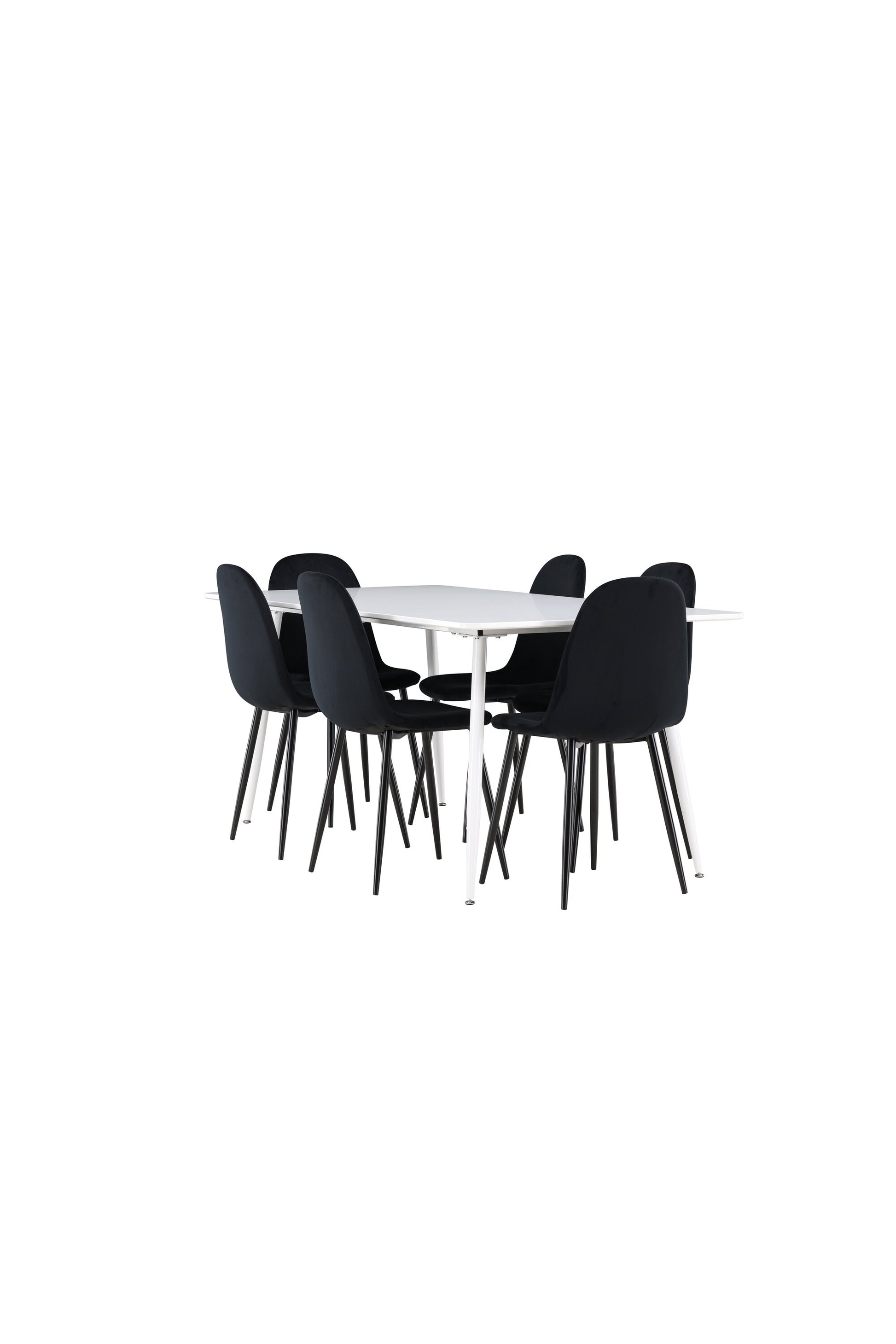 Silar Matbord med Polar Stolarna – MDF