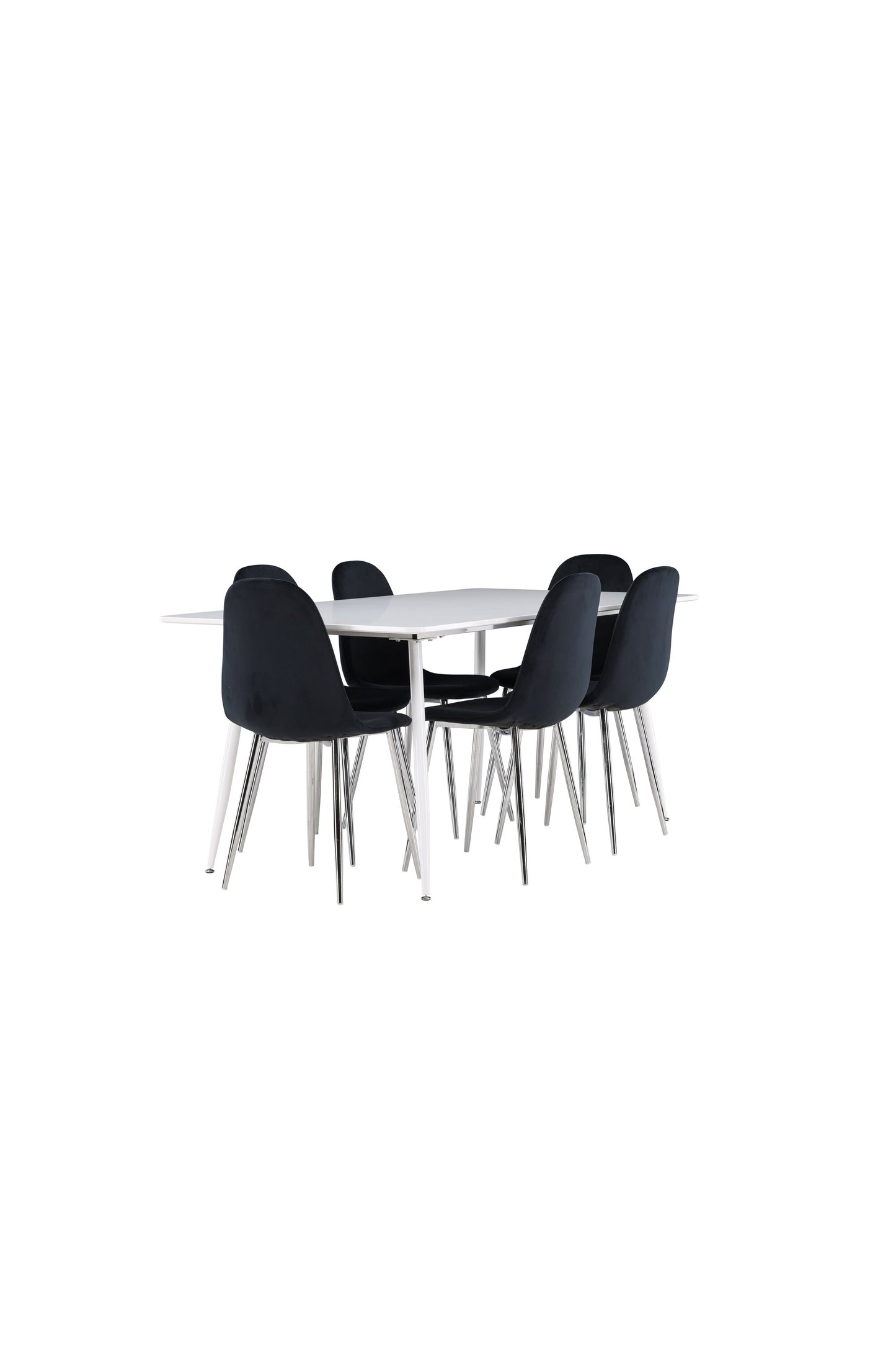 Silar Matbord med Polar Stolarna – MDF