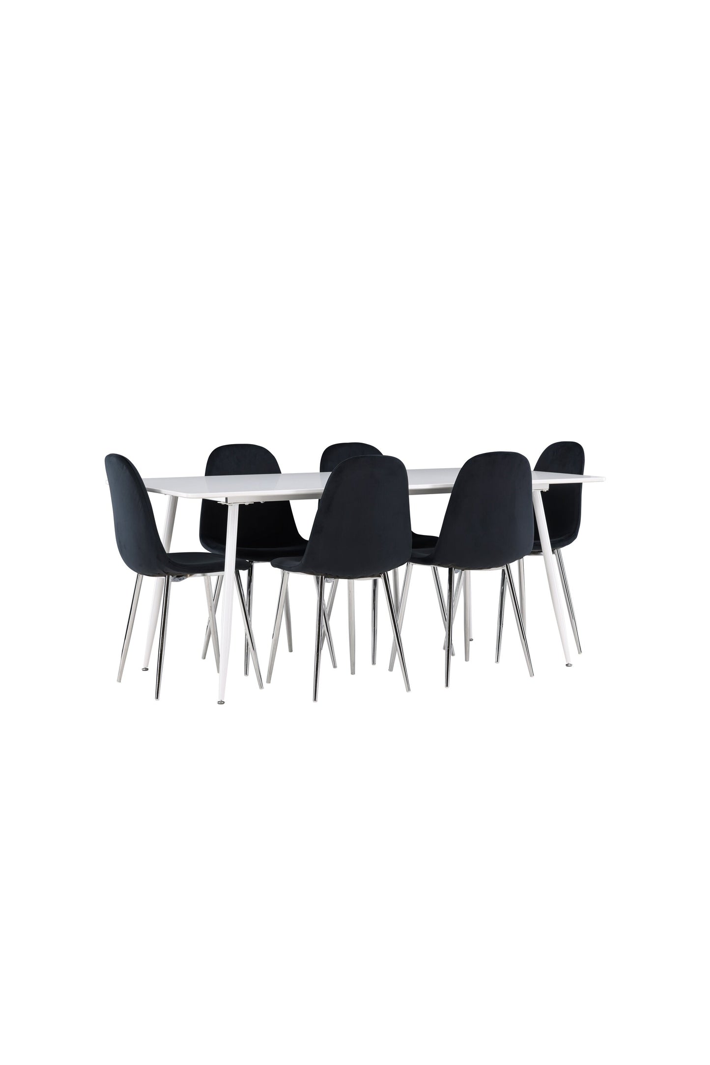 Silar Matbord med Polar Stolarna – MDF