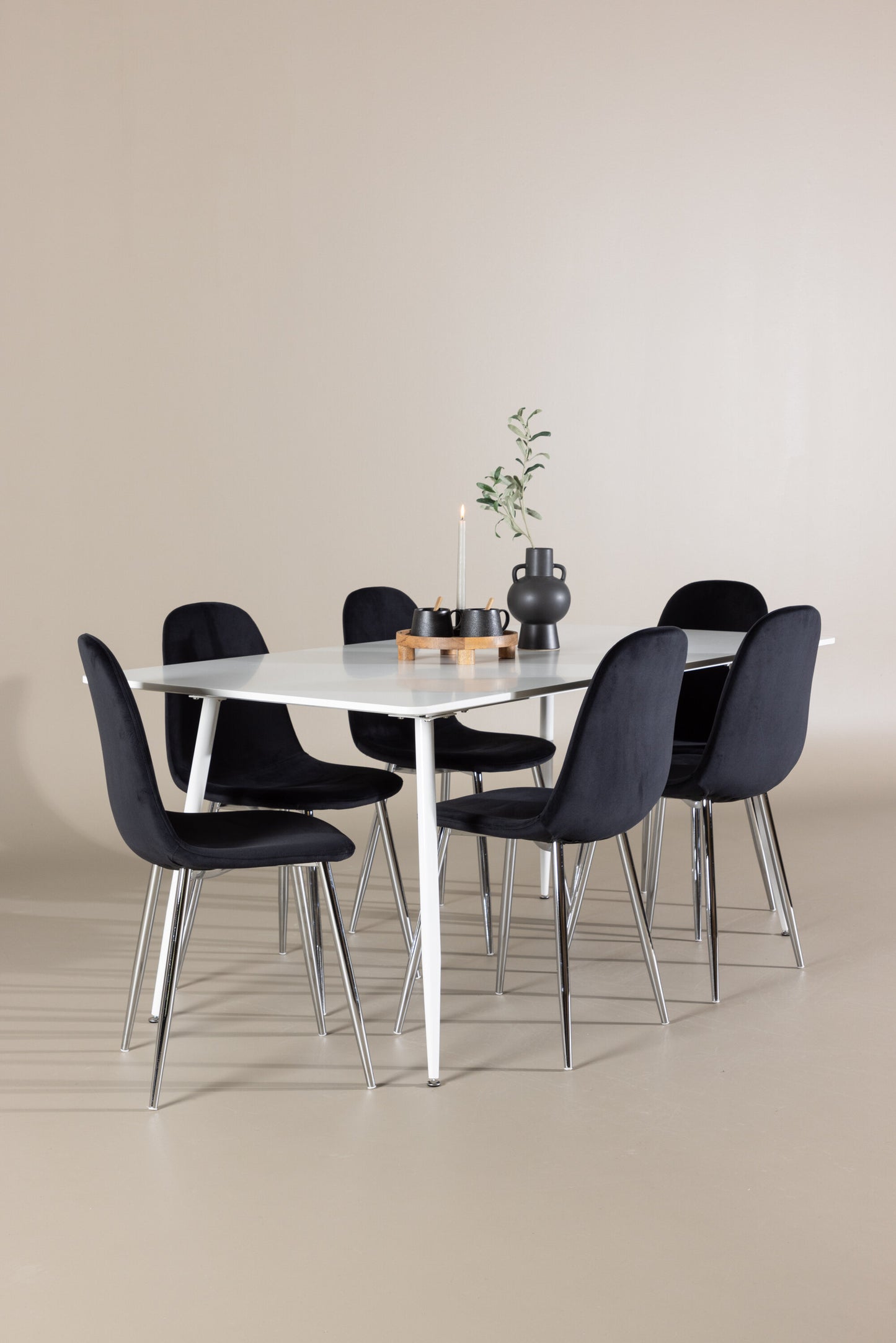Silar Matbord med Polar Stolarna – MDF