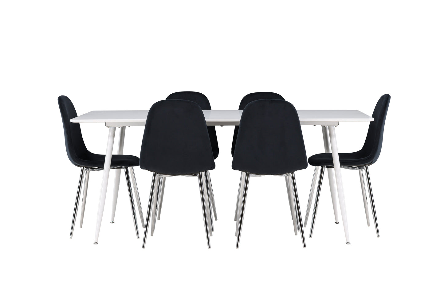 Silar Matbord med Polar Stolarna – MDF