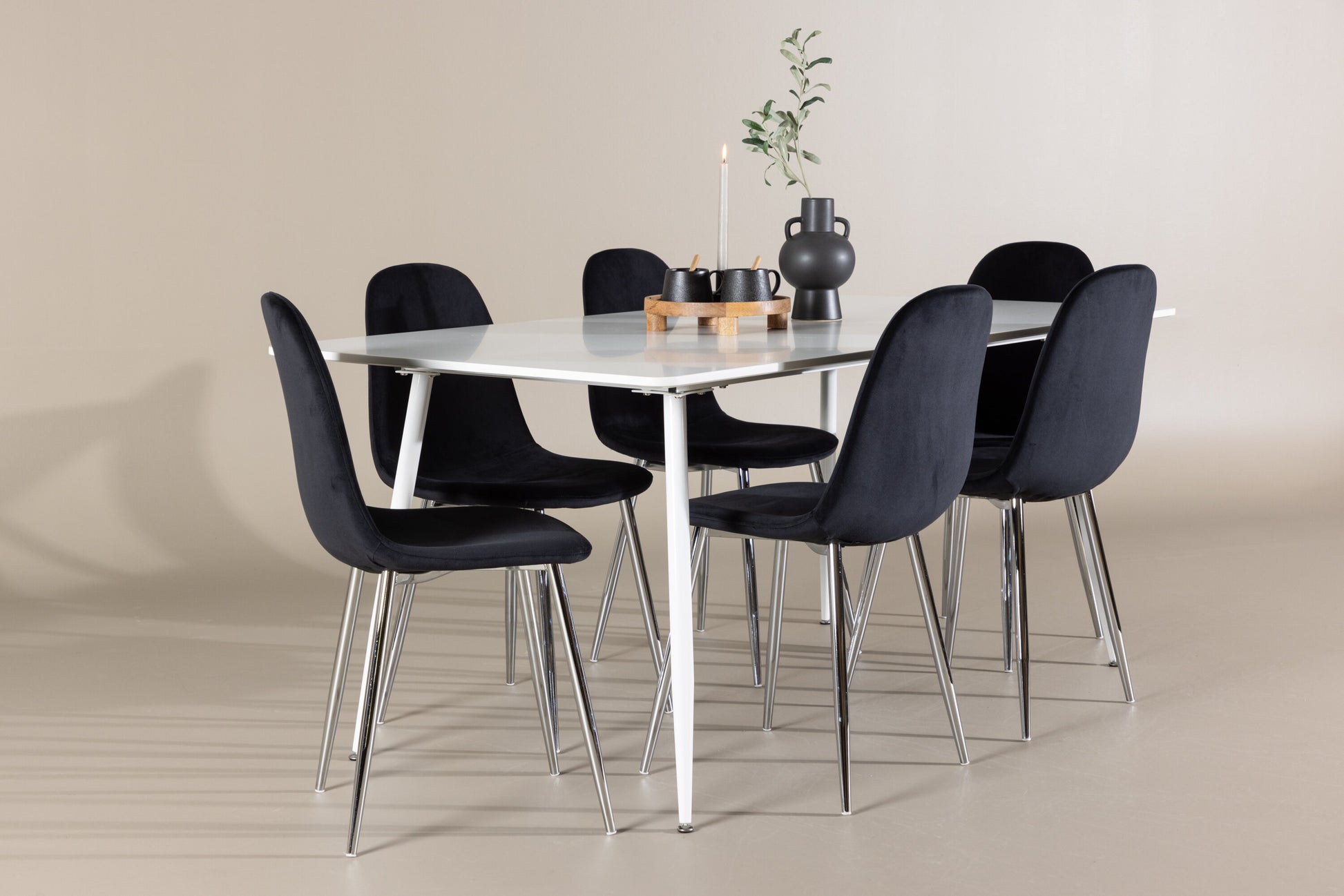 Silar Matbord med Polar Stolarna – MDF