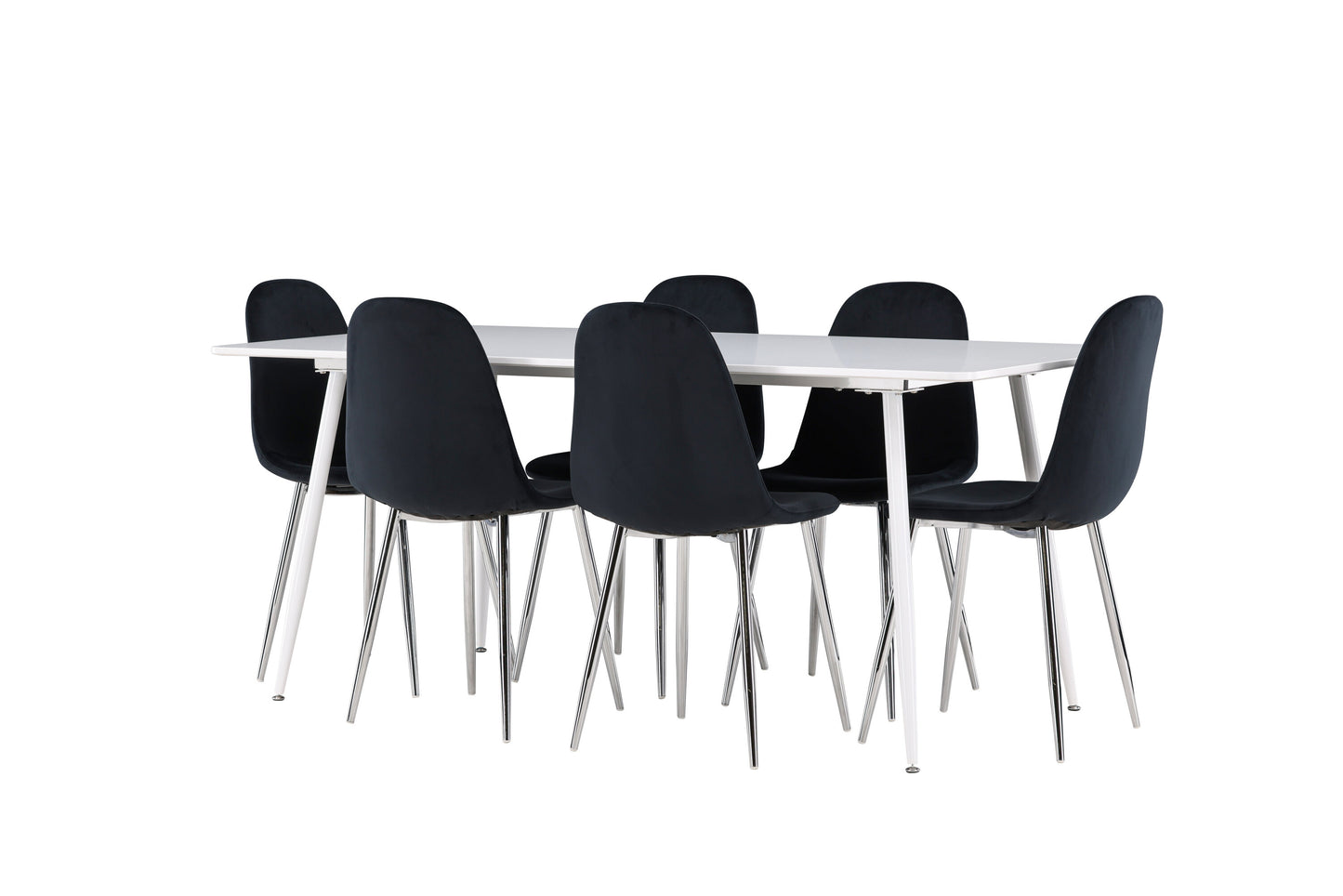 Silar Matbord med Polar Stolarna – MDF