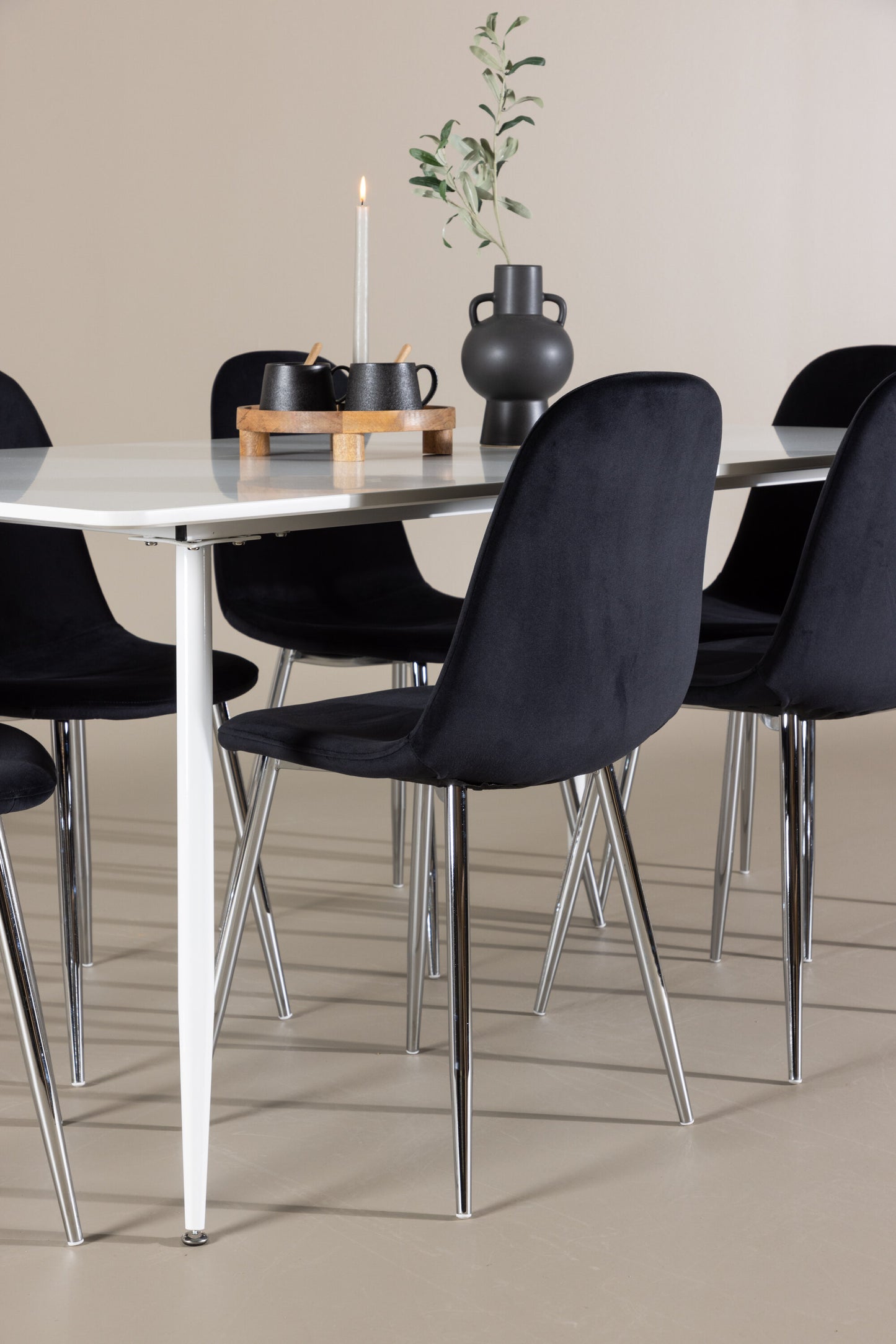 Silar Matbord med Polar Stolarna – MDF