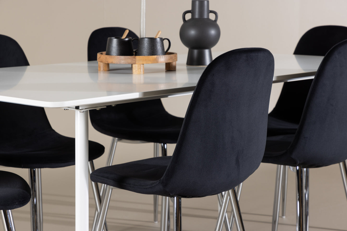 Silar Matbord med Polar Stolarna – MDF