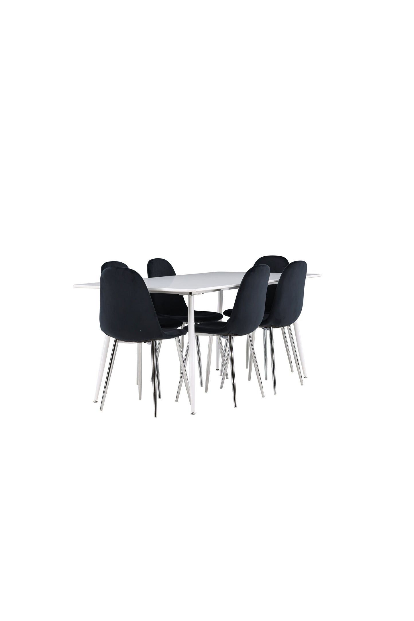 Silar Matbord med Polar Stolarna – MDF