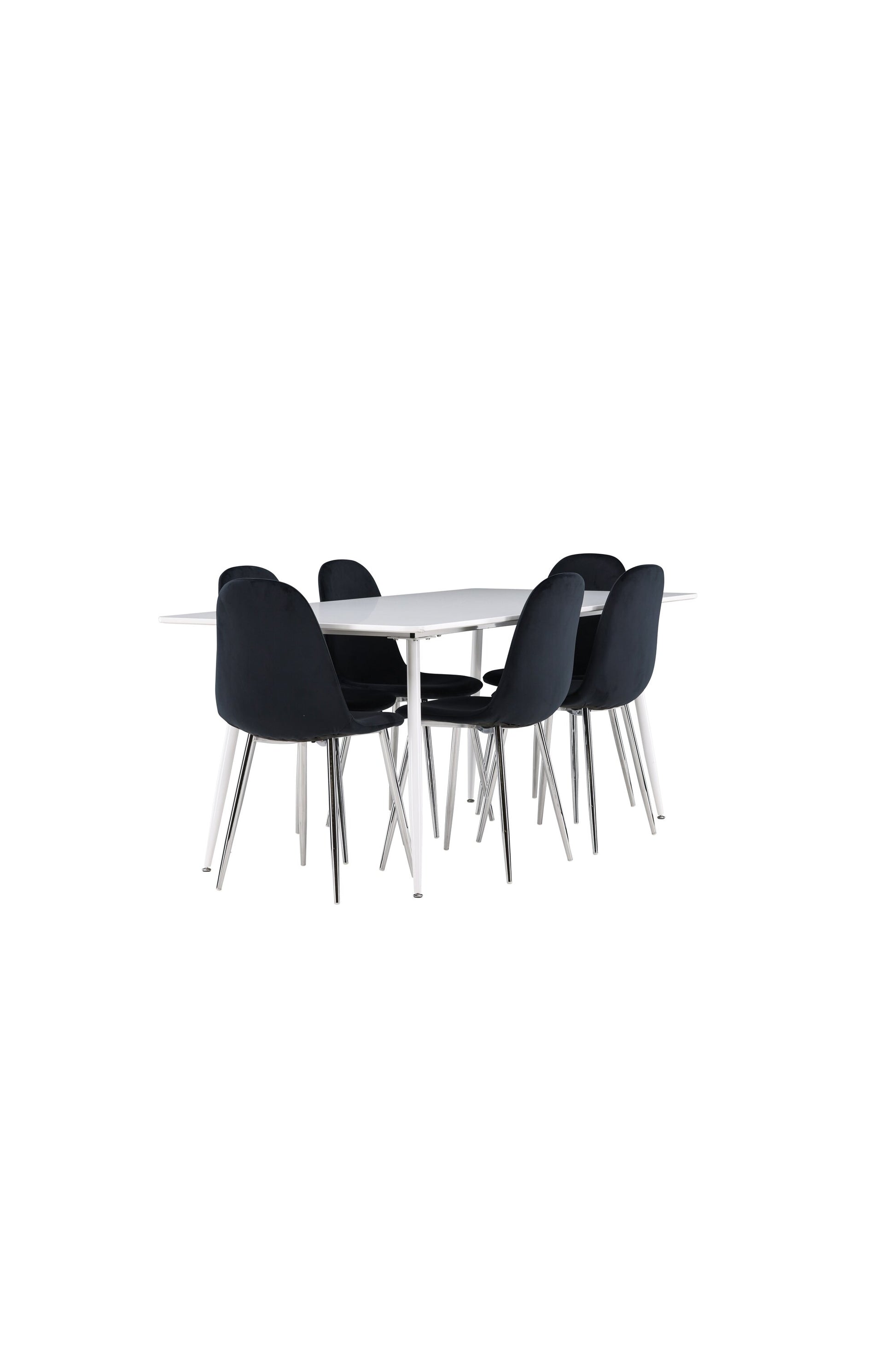 Silar Matbord med Polar Stolarna – MDF