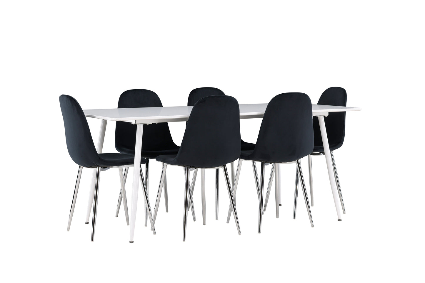 Silar Matbord med Polar Stolarna – MDF