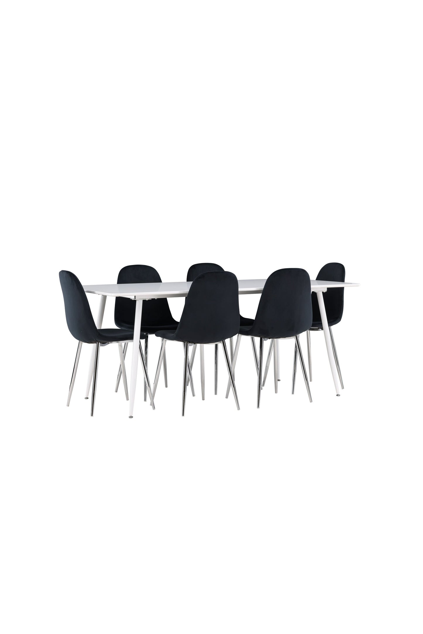 Silar Matbord med Polar Stolarna – MDF