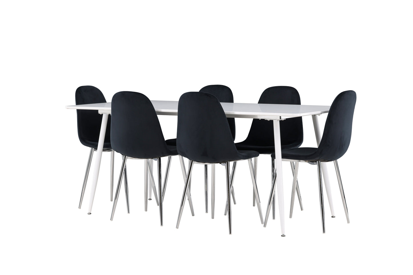 Silar Matbord med Polar Stolarna – MDF
