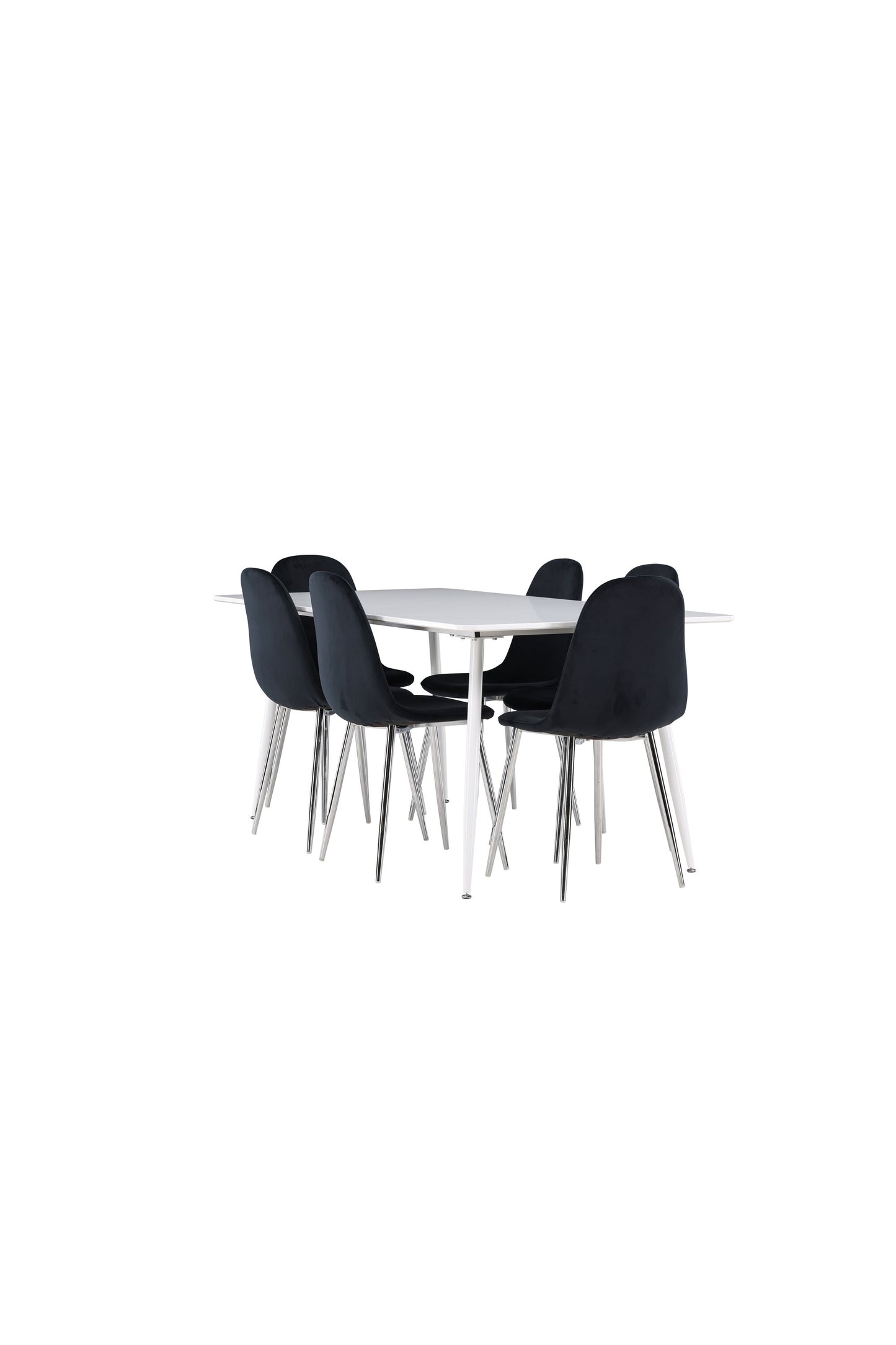 Silar Matbord med Polar Stolarna – MDF