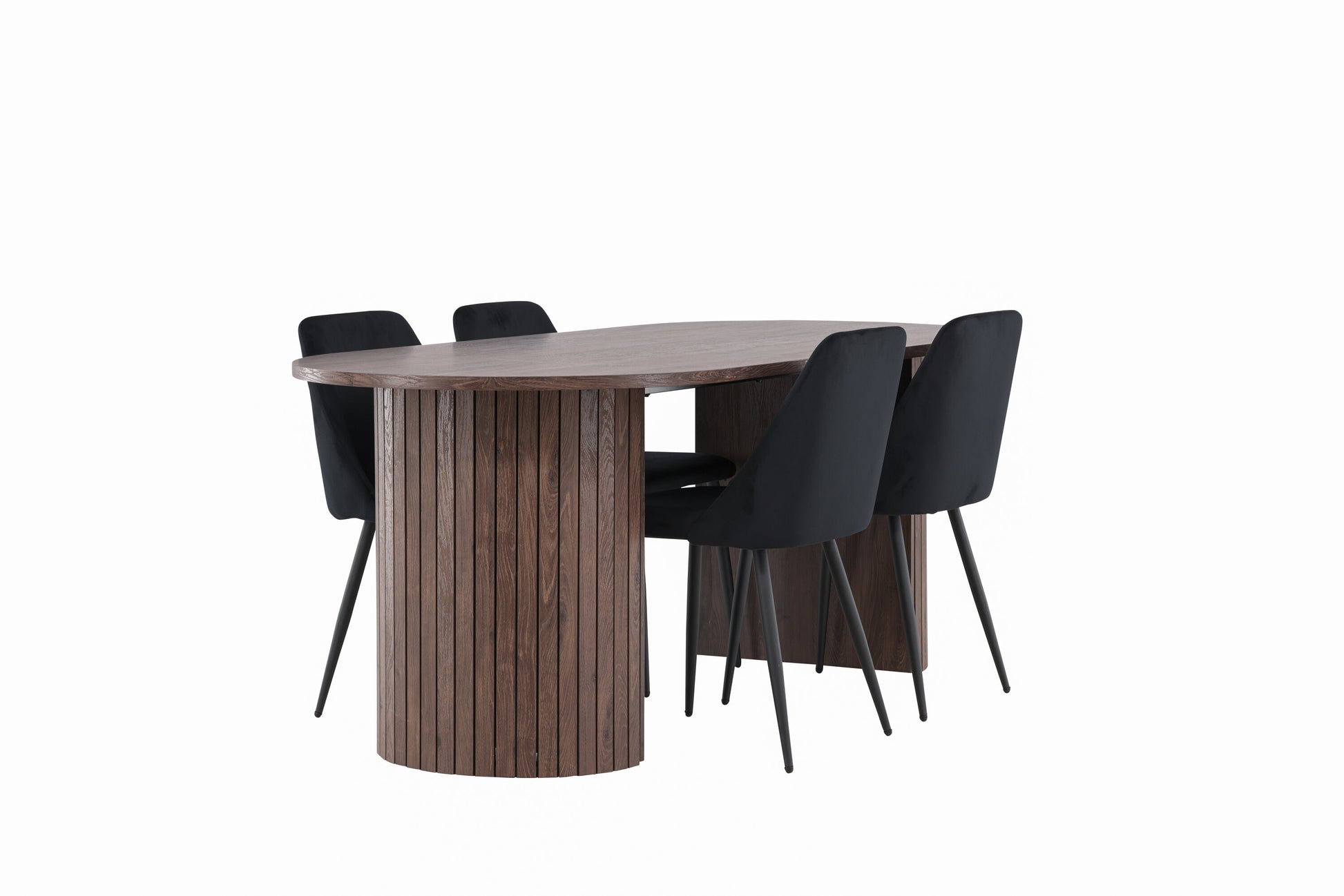 Härön Matbord med Night Stolarna – MDF
