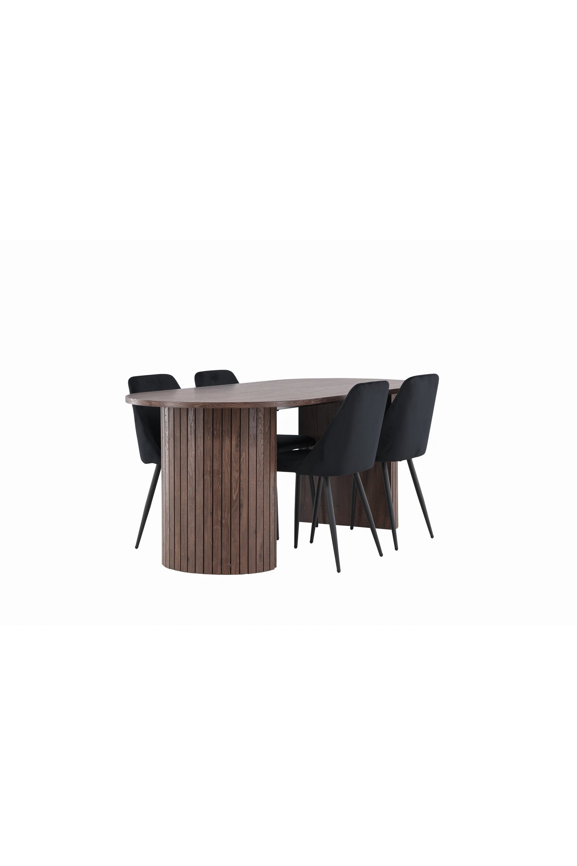 Härön Matbord med Night Stolarna – MDF