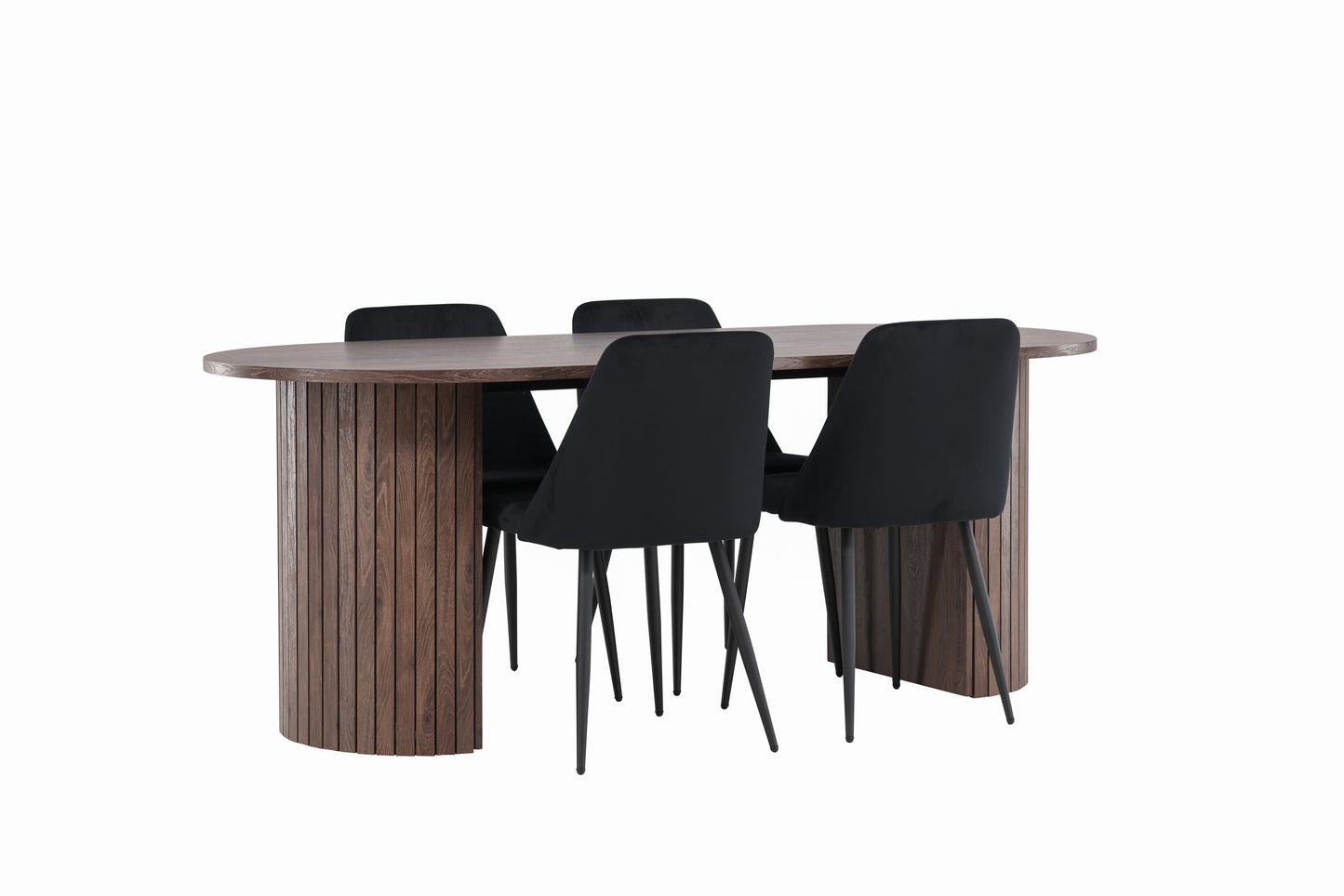 Härön Matbord med Night Stolarna – MDF