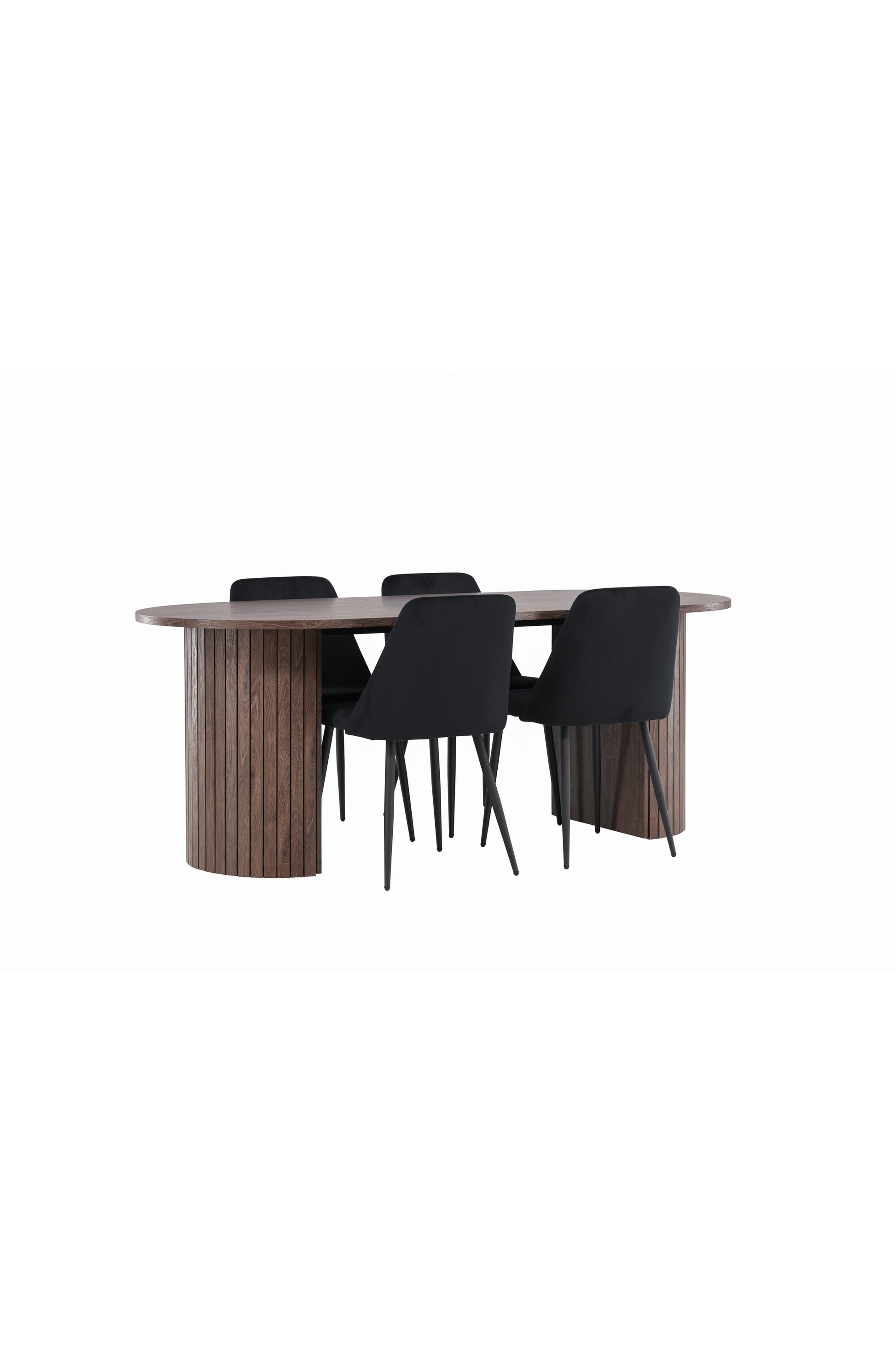 Härön Matbord med Night Stolarna – MDF