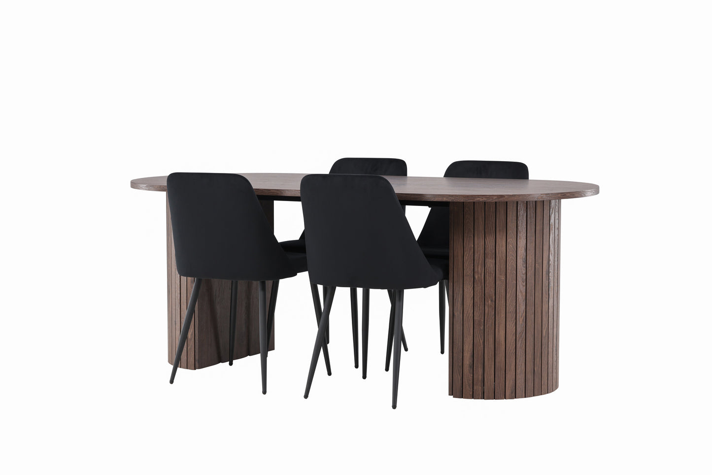 Härön Matbord med Night Stolarna – MDF