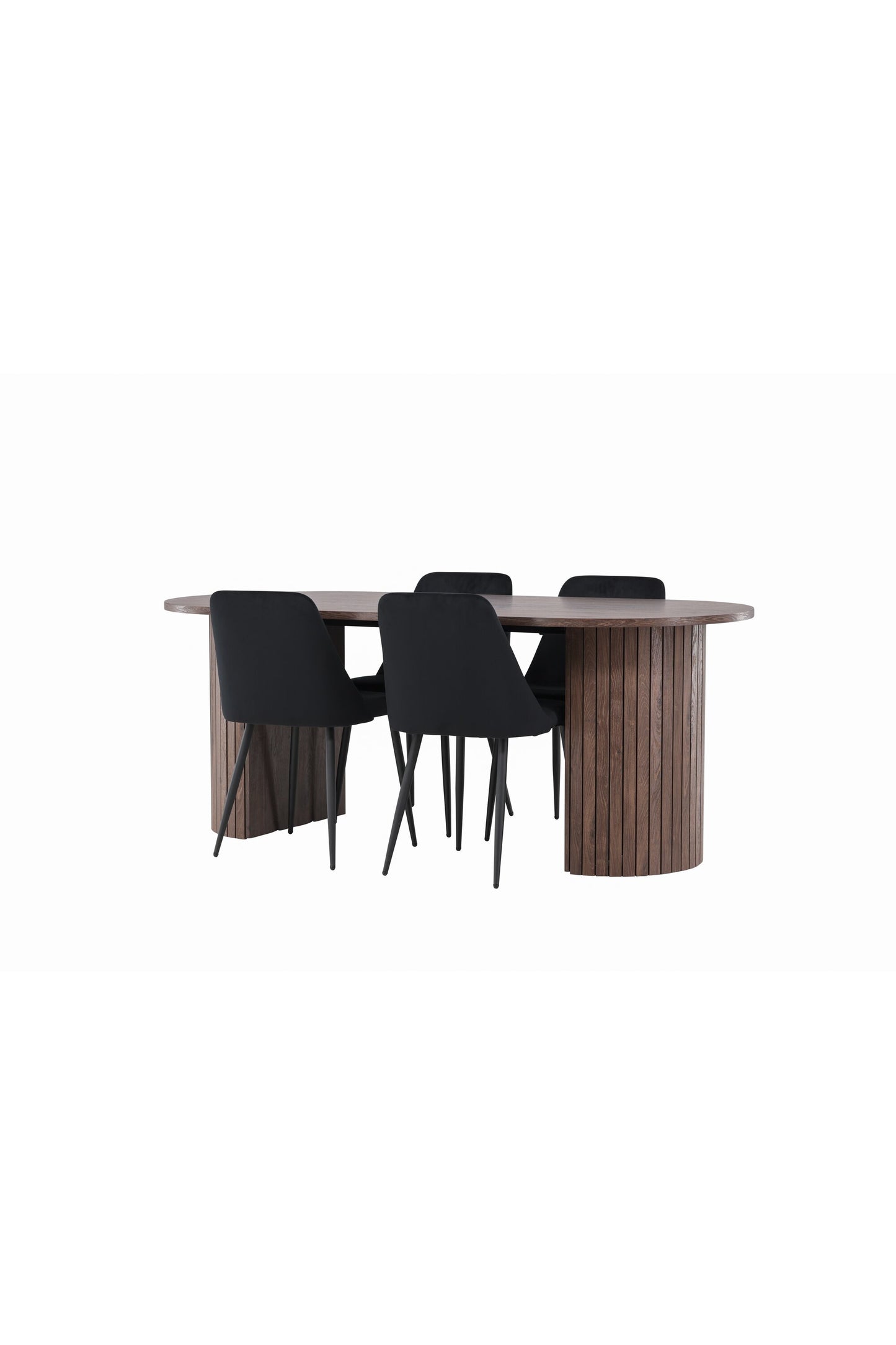Härön Matbord med Night Stolarna – MDF