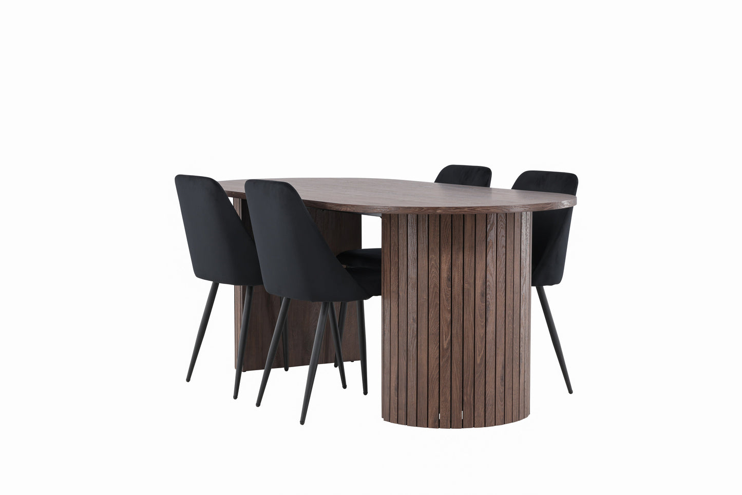 Härön Matbord med Night Stolarna – MDF