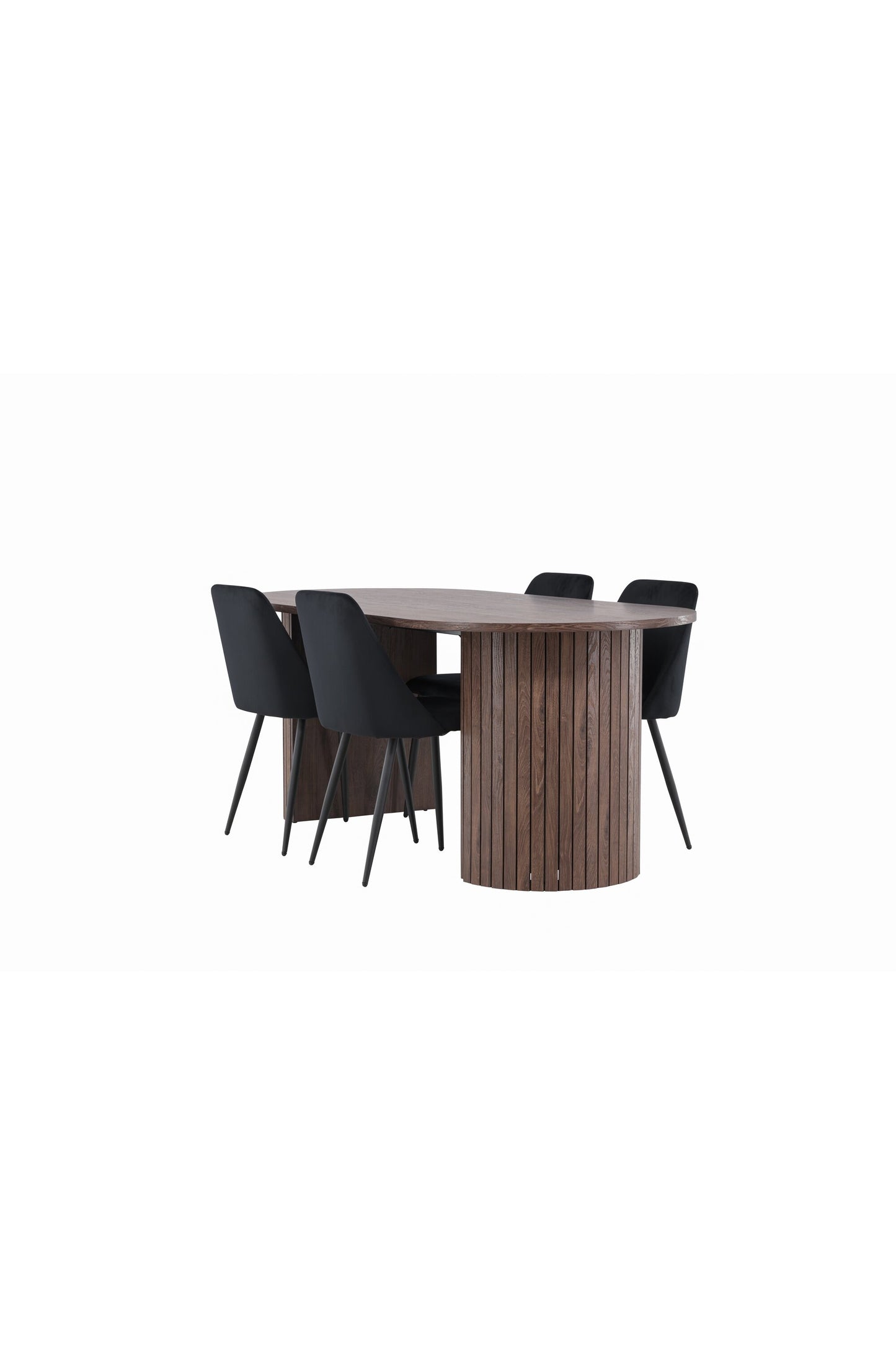 Härön Matbord med Night Stolarna – MDF