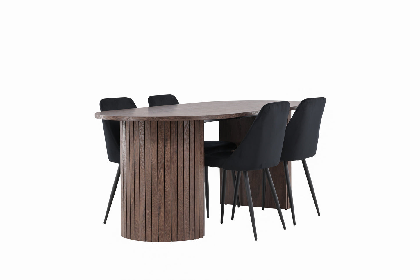 Härön Matbord med Night Stolarna – MDF