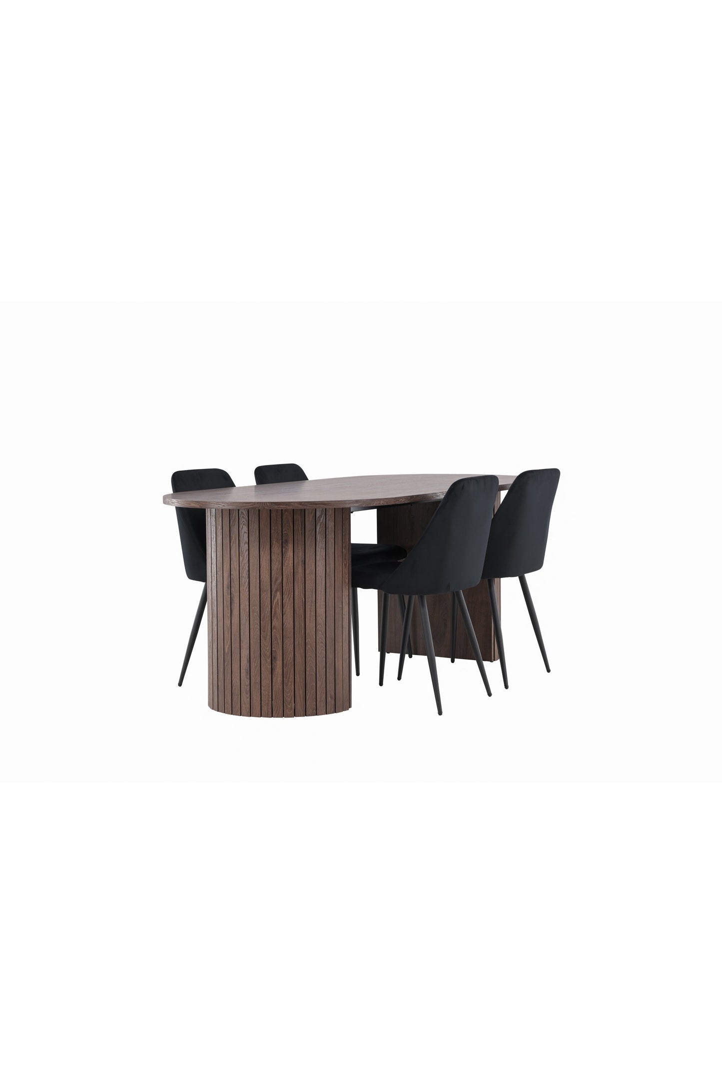 Härön Matbord med Night Stolarna – MDF