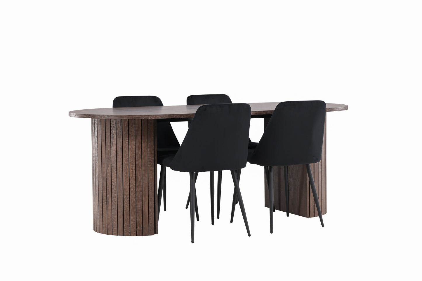 Härön Matbord med Night Stolarna – MDF