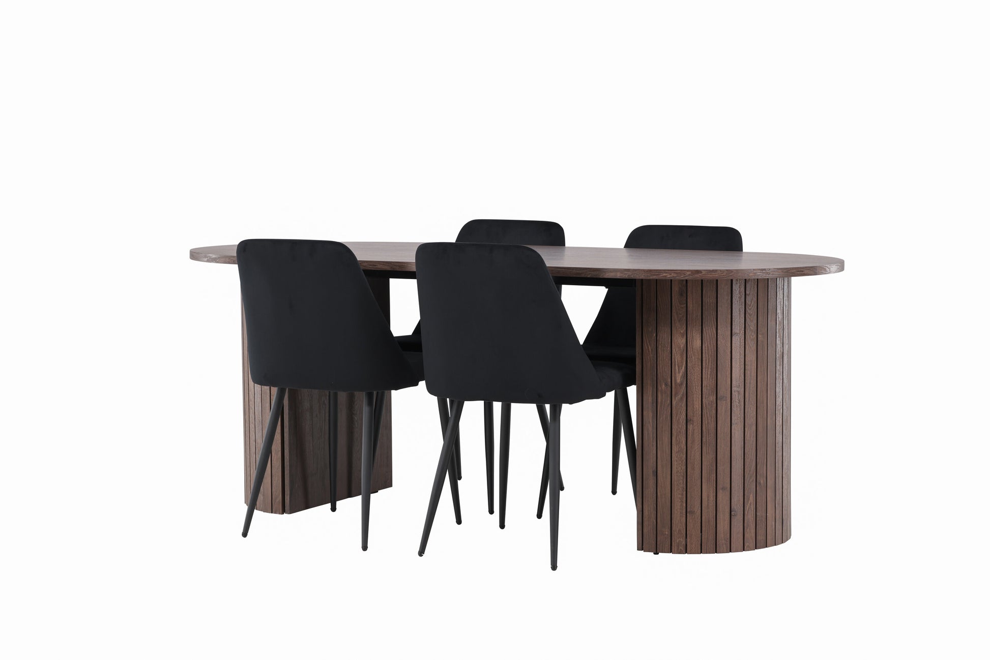 Härön Matbord med Night Stolarna – MDF