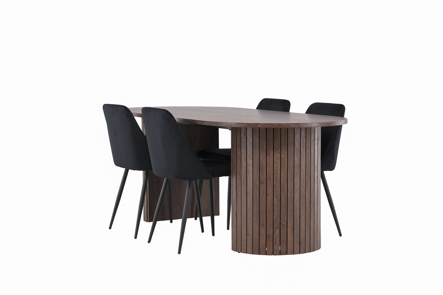 Härön Matbord med Night Stolarna – MDF