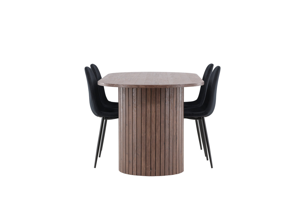Härön Matbord med Polar Stolarna – MDF