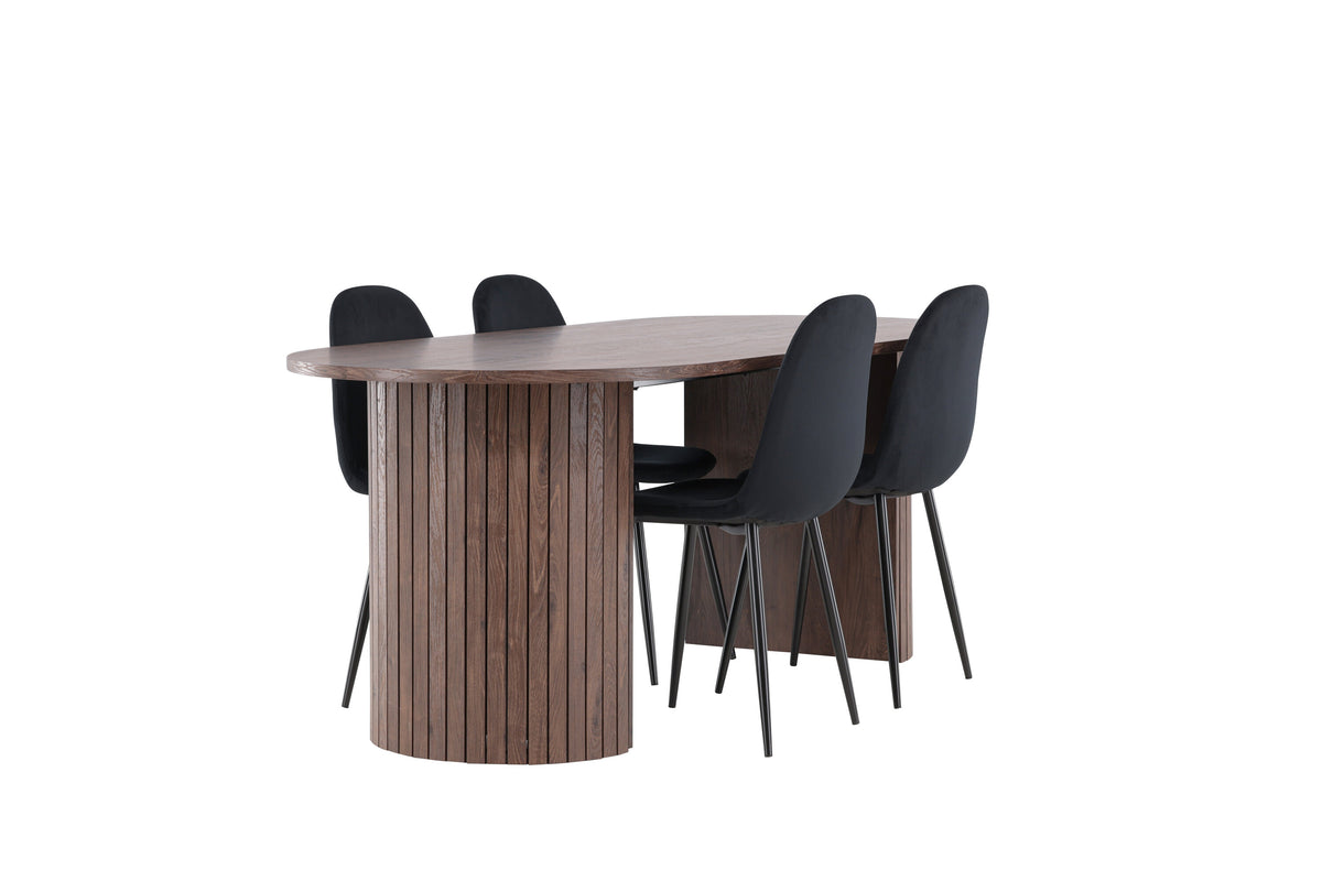 Härön Matbord med Polar Stolarna – MDF