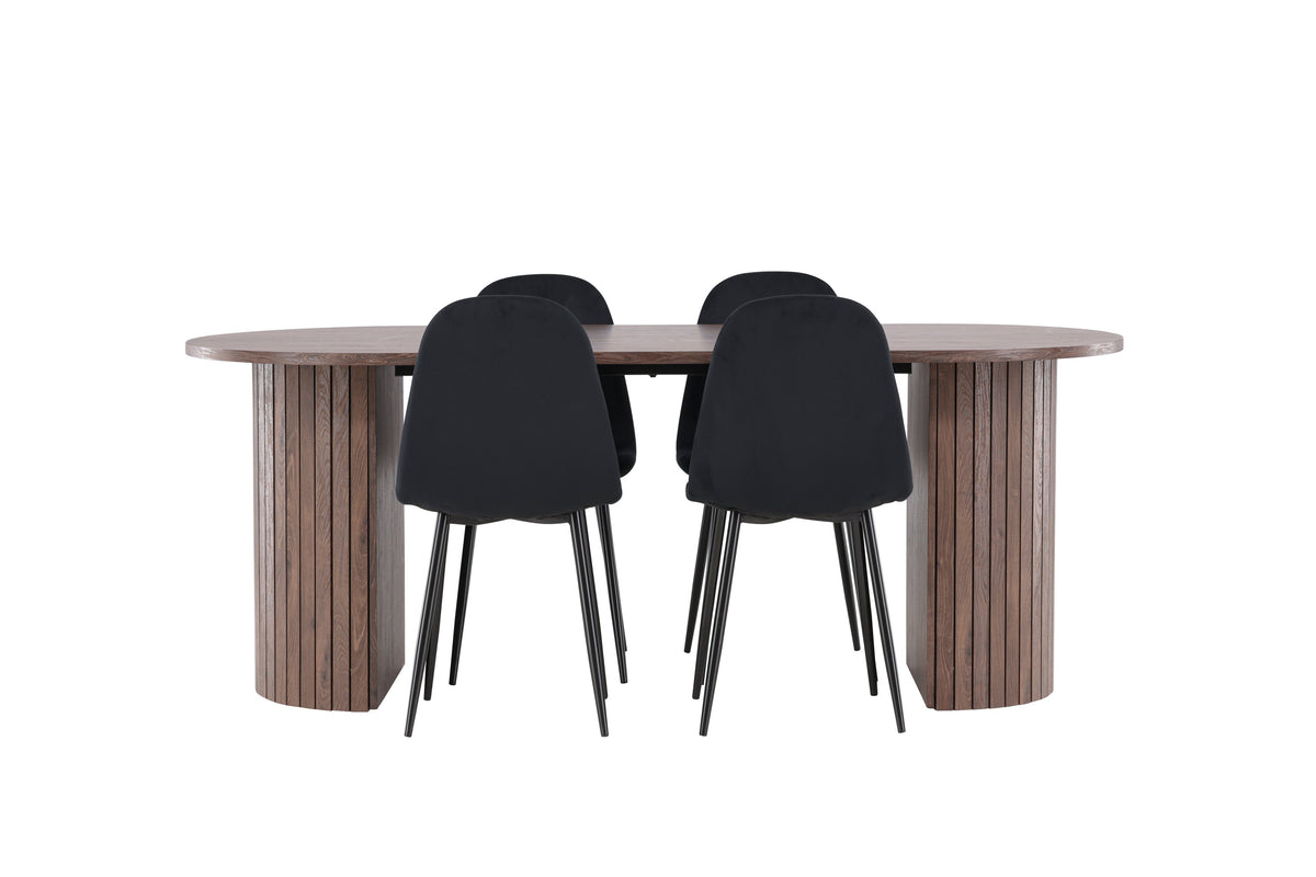 Härön Matbord med Polar Stolarna – MDF