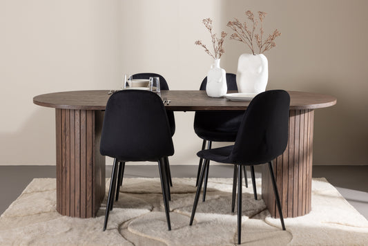 Härön Matbord med Polar Stolarna – MDF