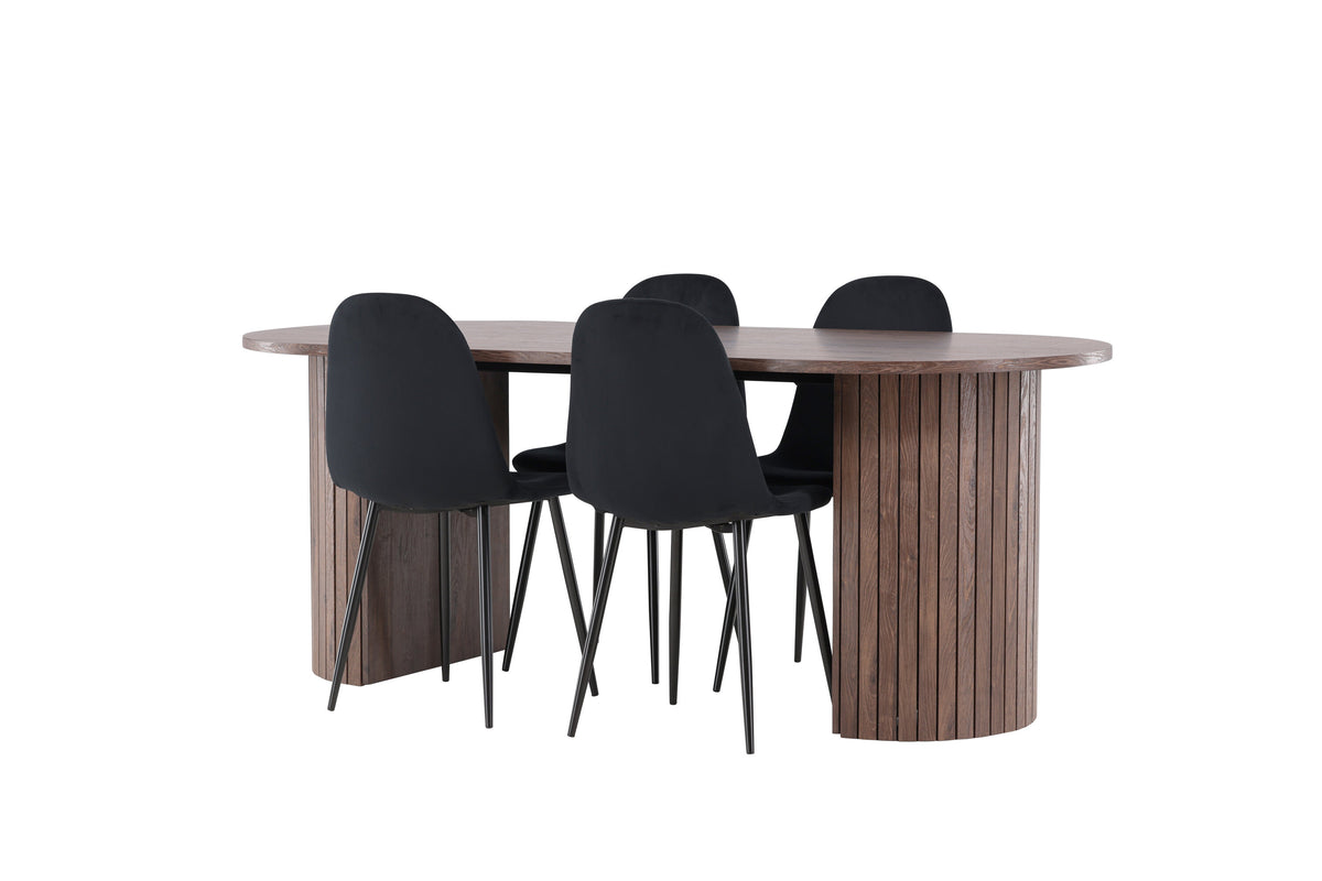 Härön Matbord med Polar Stolarna – MDF