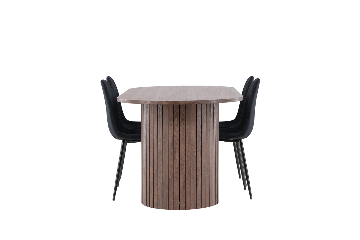 Härön Matbord med Polar Stolarna – MDF