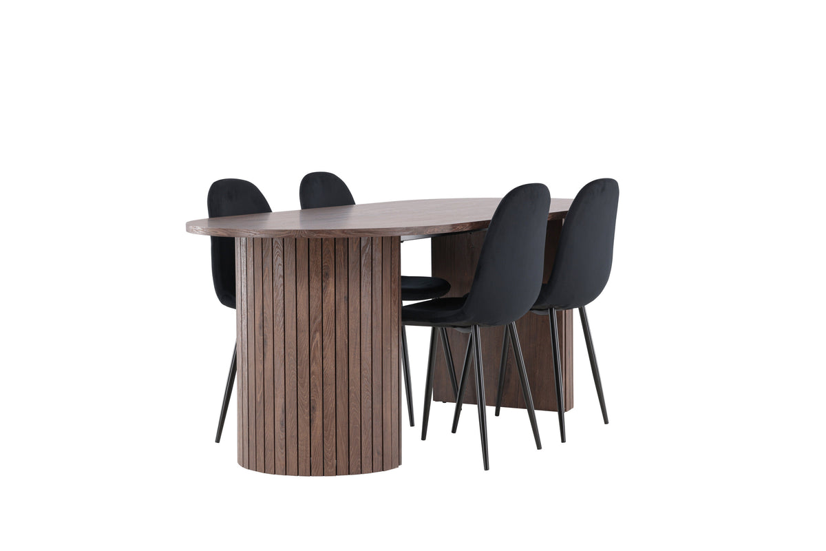 Härön Matbord med Polar Stolarna – MDF