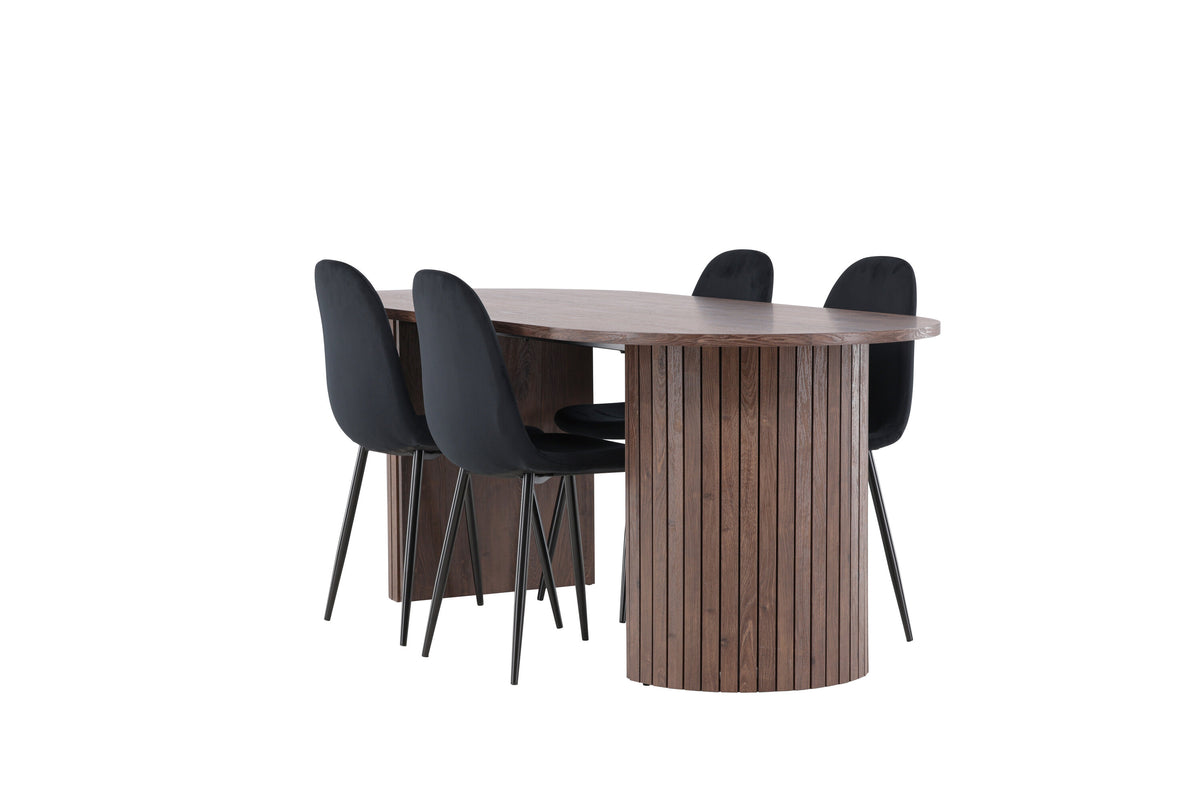 Härön Matbord med Polar Stolarna – MDF