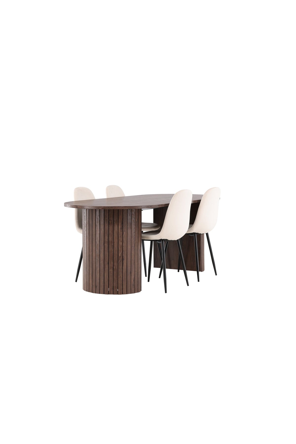 Härön Matbord med Polar Stolarna – MDF