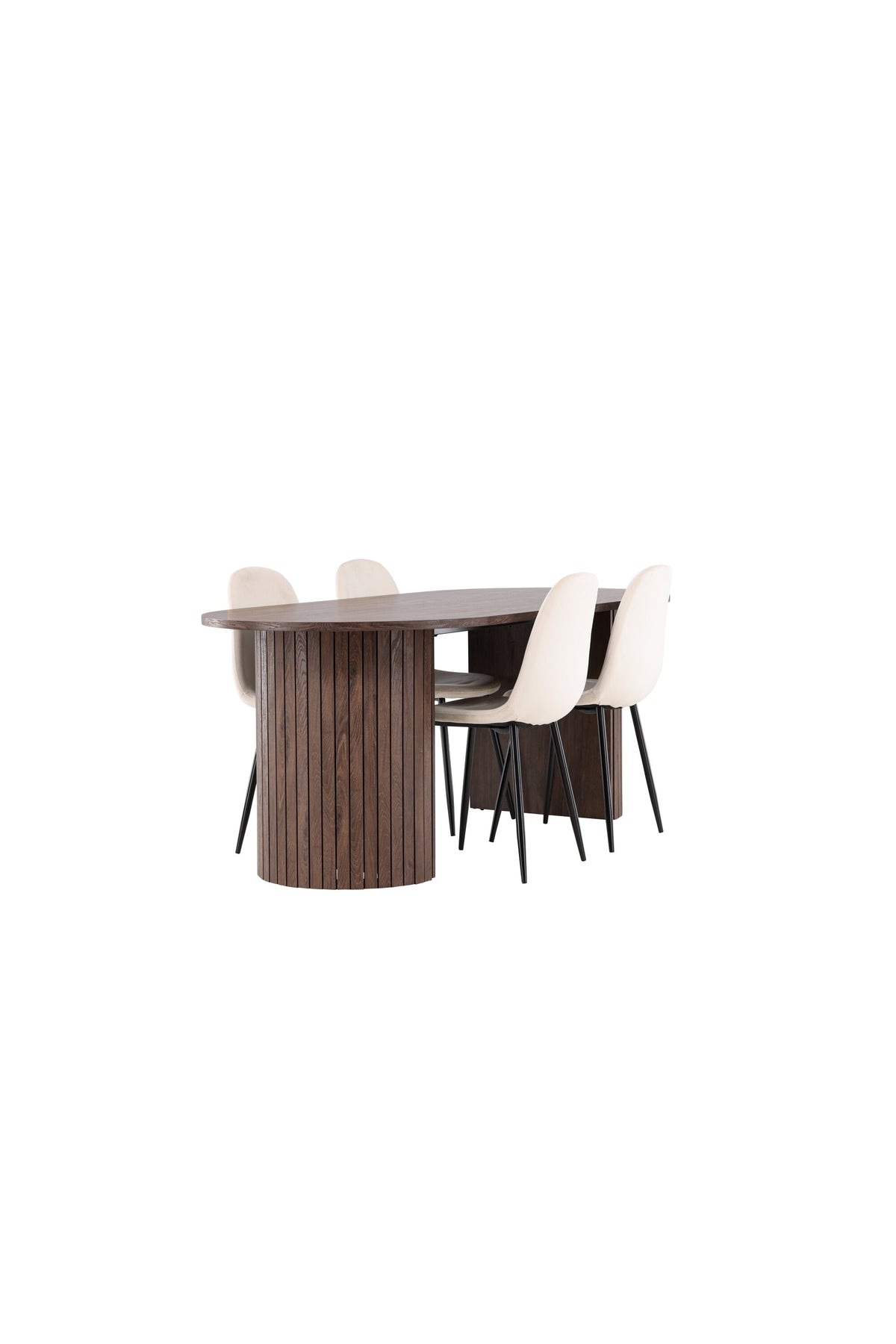 Härön Matbord med Polar Stolarna – MDF
