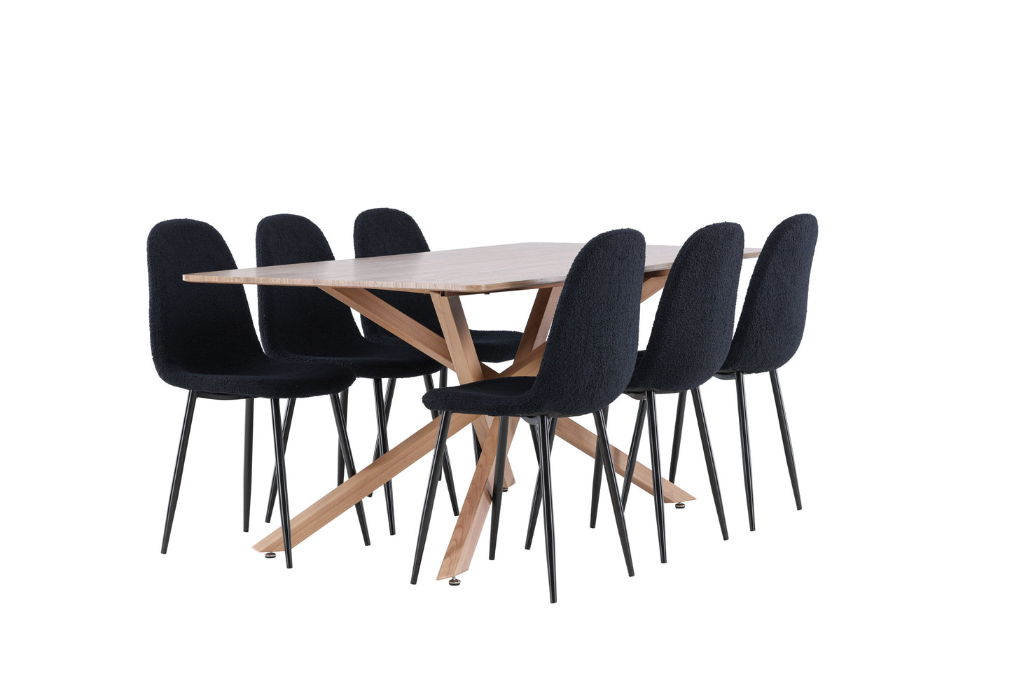 Piazza Matbord med Polar Stolarna – MDF