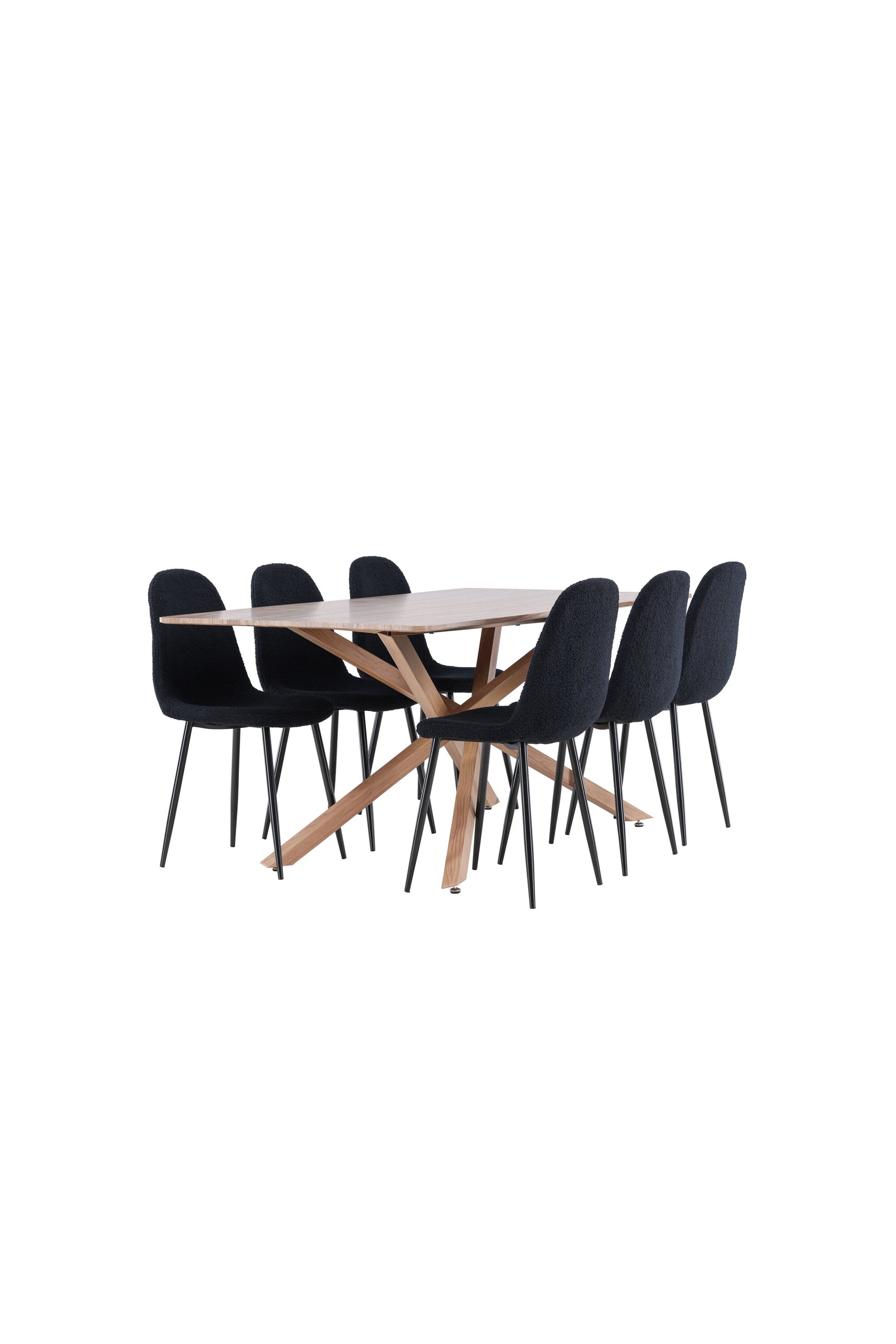 Piazza Matbord med Polar Stolarna – MDF