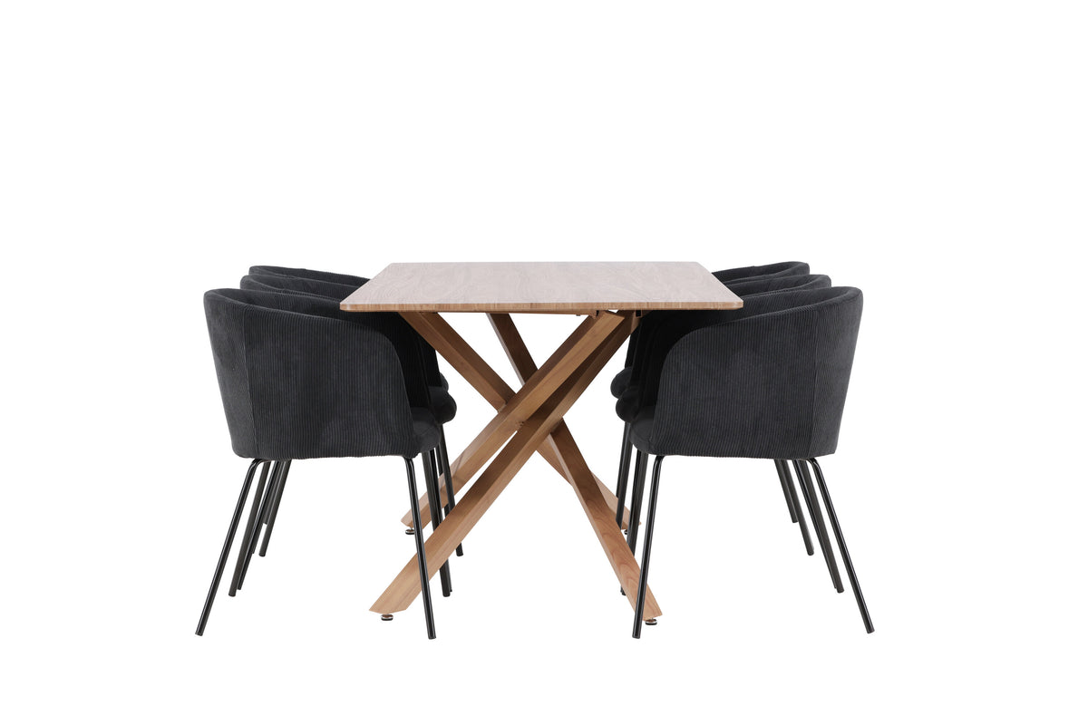 Piazza Matbord med Berit Stolarna – MDF