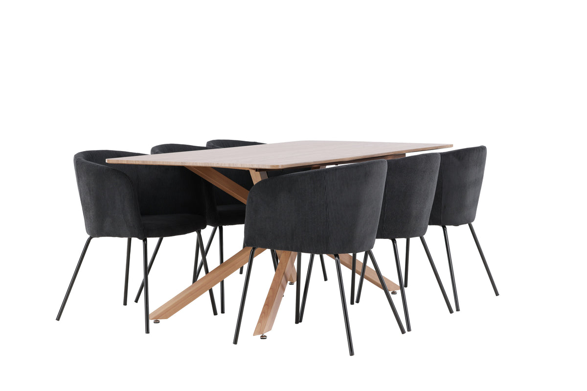 Piazza Matbord med Berit Stolarna – MDF